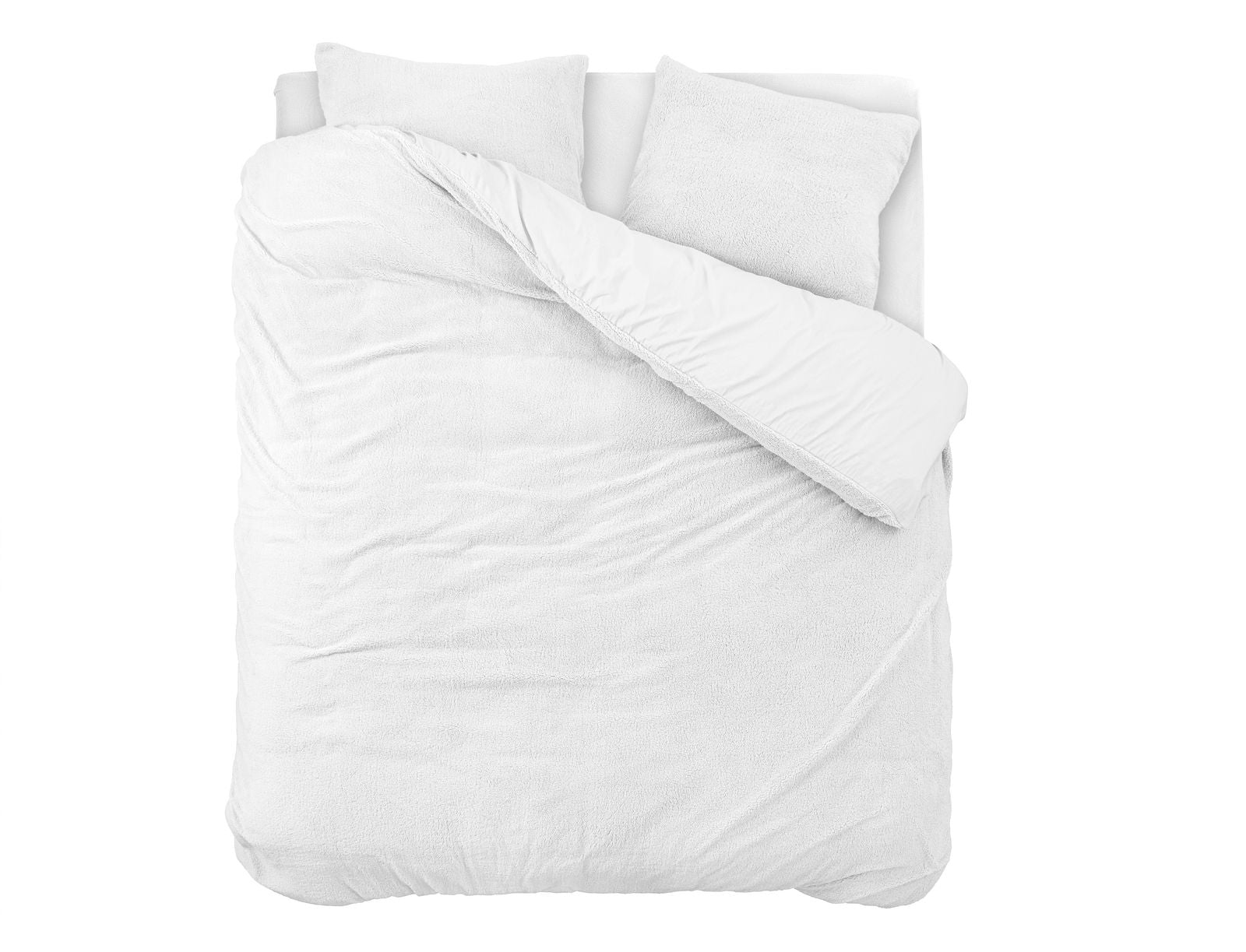 NordDream Teddy pussilakana 240x200/220 valkoinen lämmin