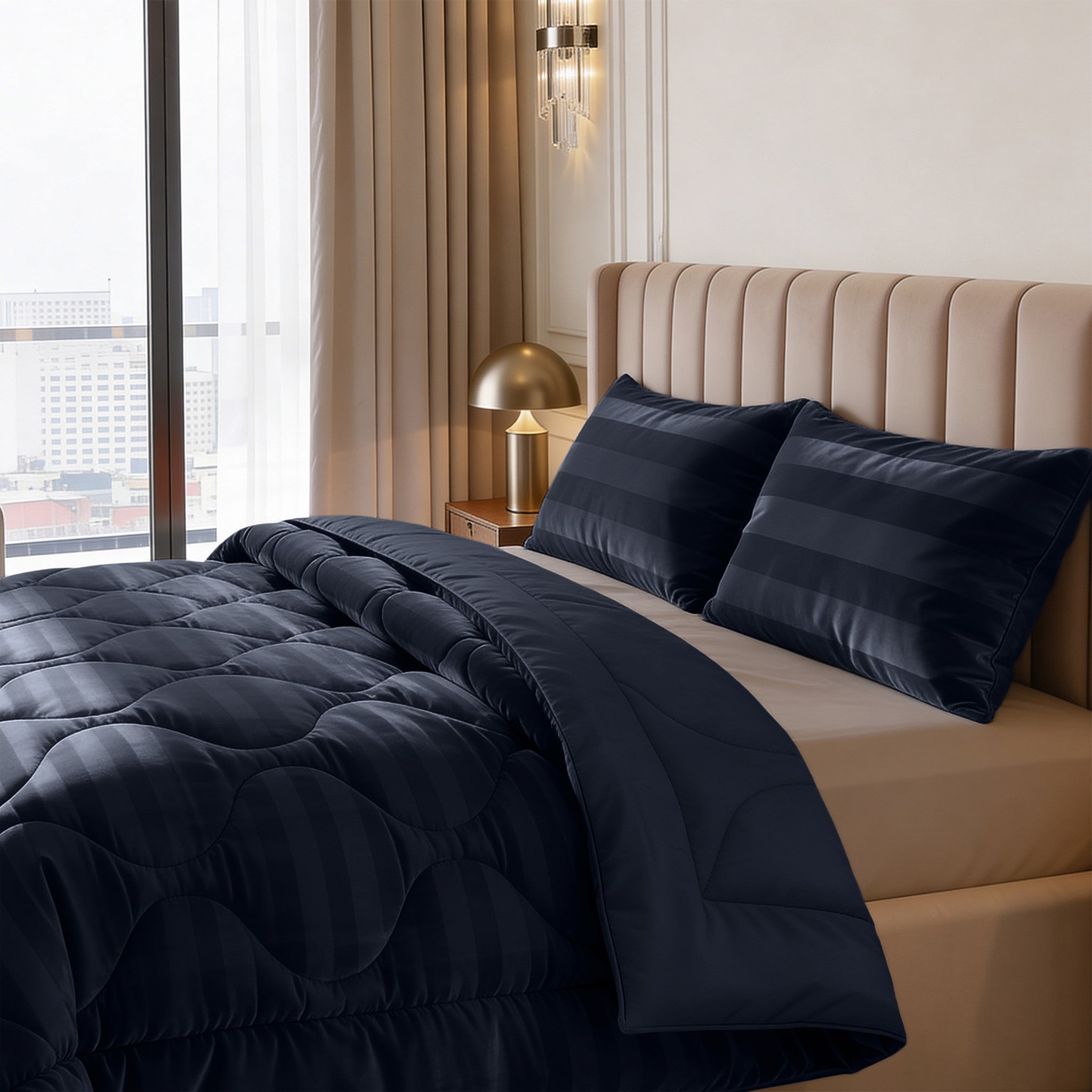 NordDream Lazy peitto 140x200 cm navy sametti pestävä