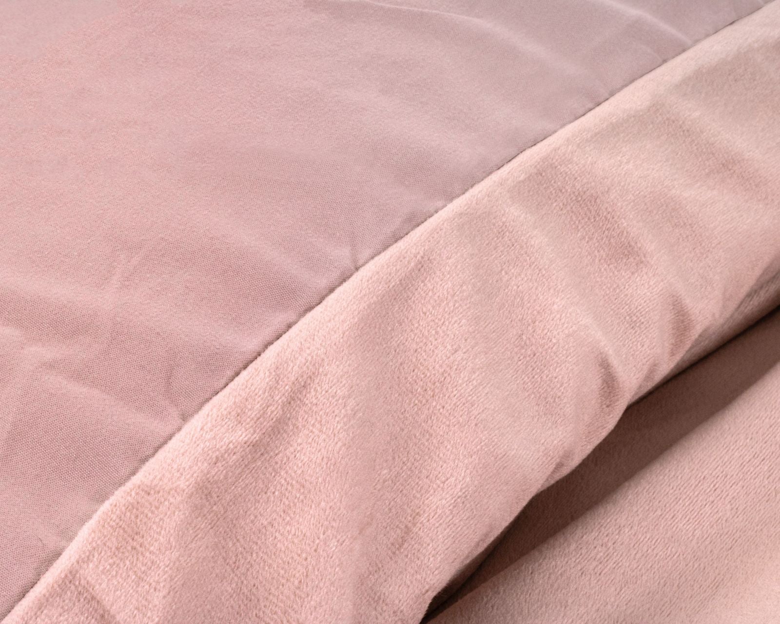 NordDream Velvet Uni pussilakana 140x220 roosa sametti