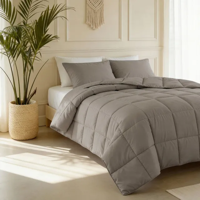 NordDream Lazy Percale peitto 240x220 puuvilla taupe