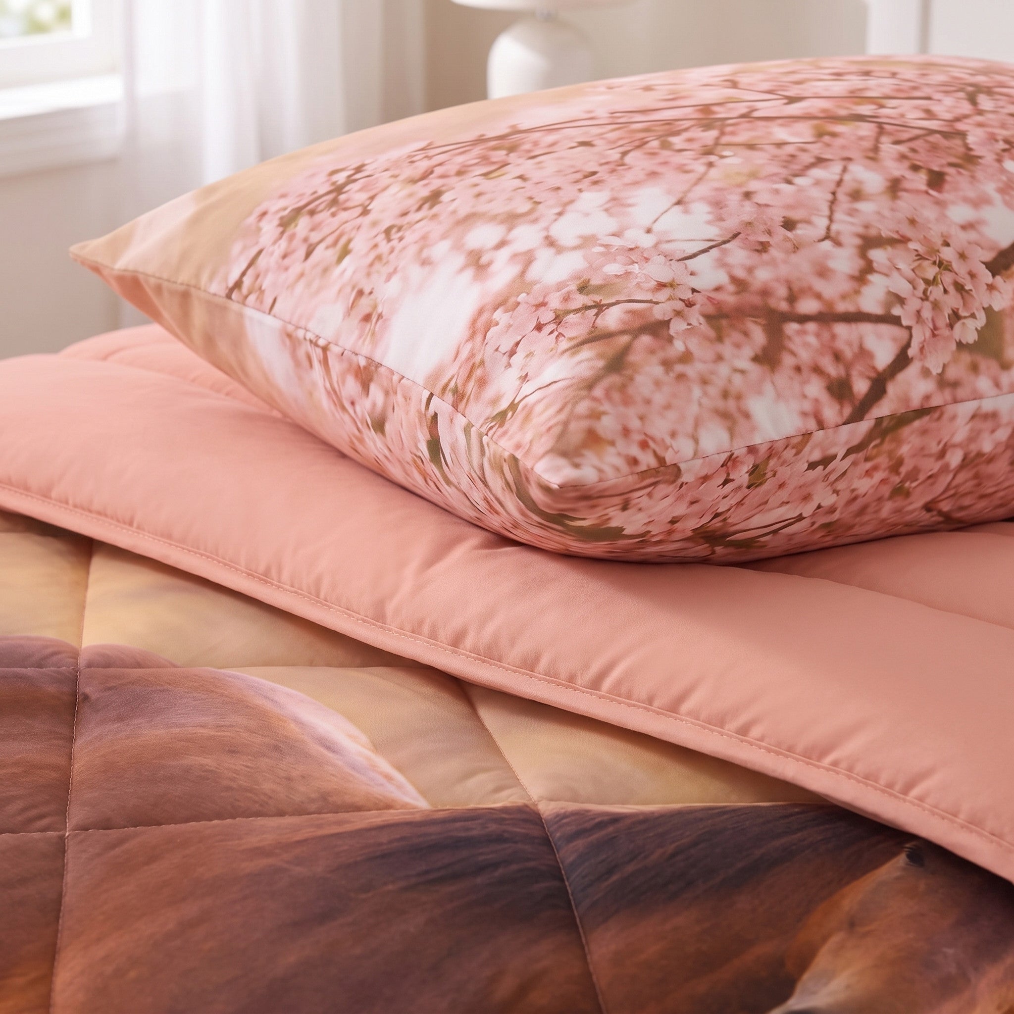 NordDream Lazy lastenpeitto hevonen roosa 140x200 pestävä