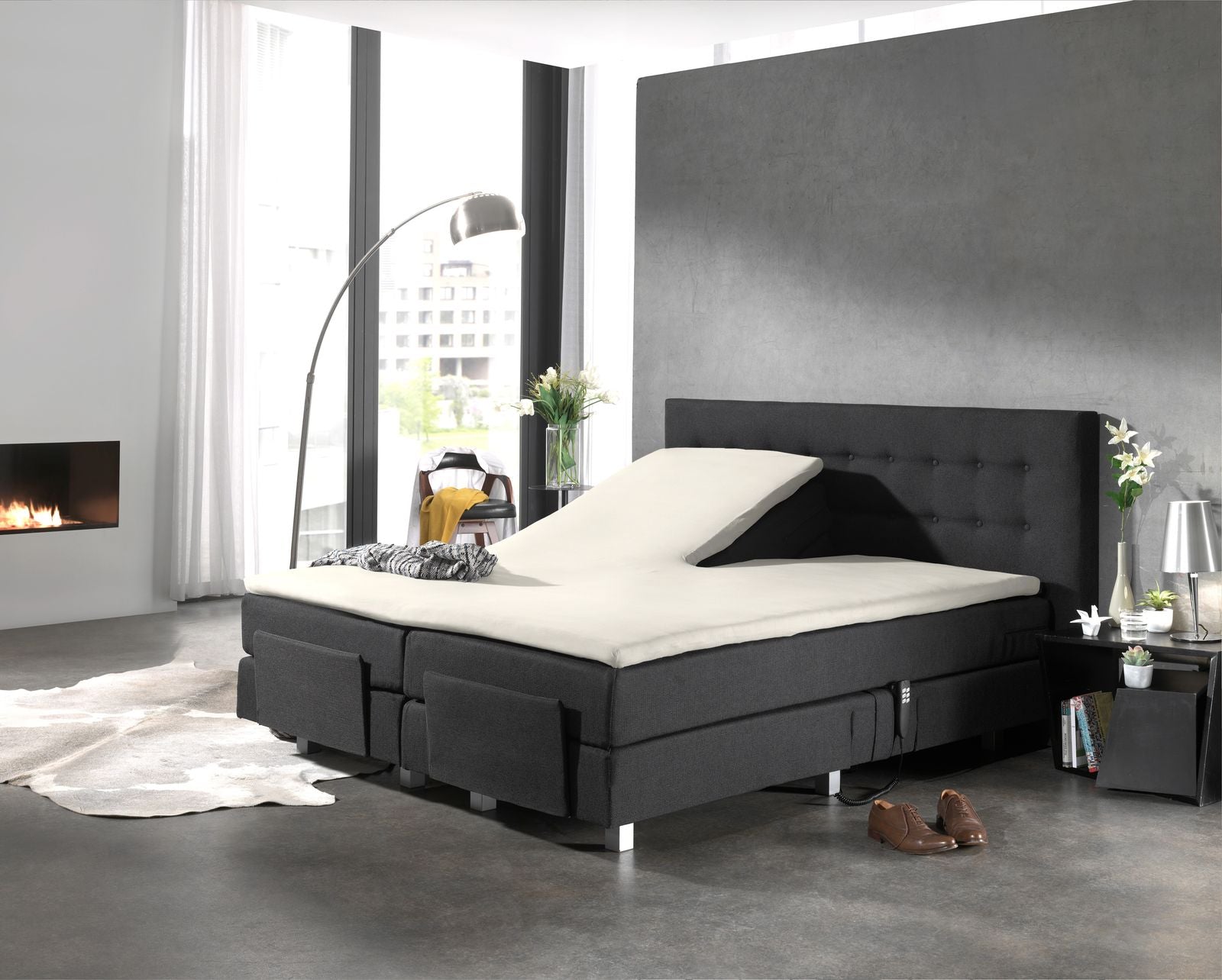NordDream puuvilla splittopper aluslakana 180x200 kerma