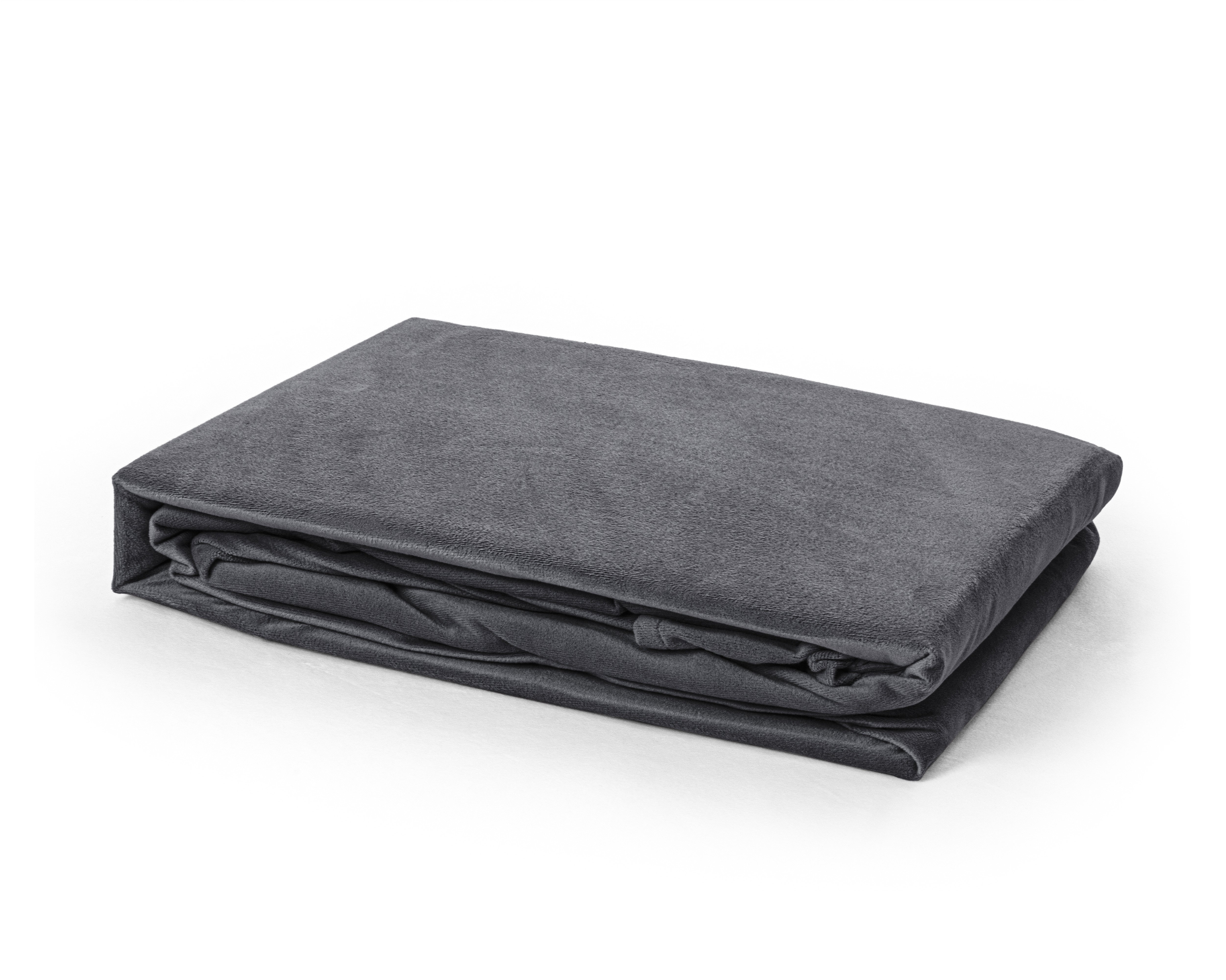 NordDream Velvet aluslakana antrasiitti 180x200 lämmin
