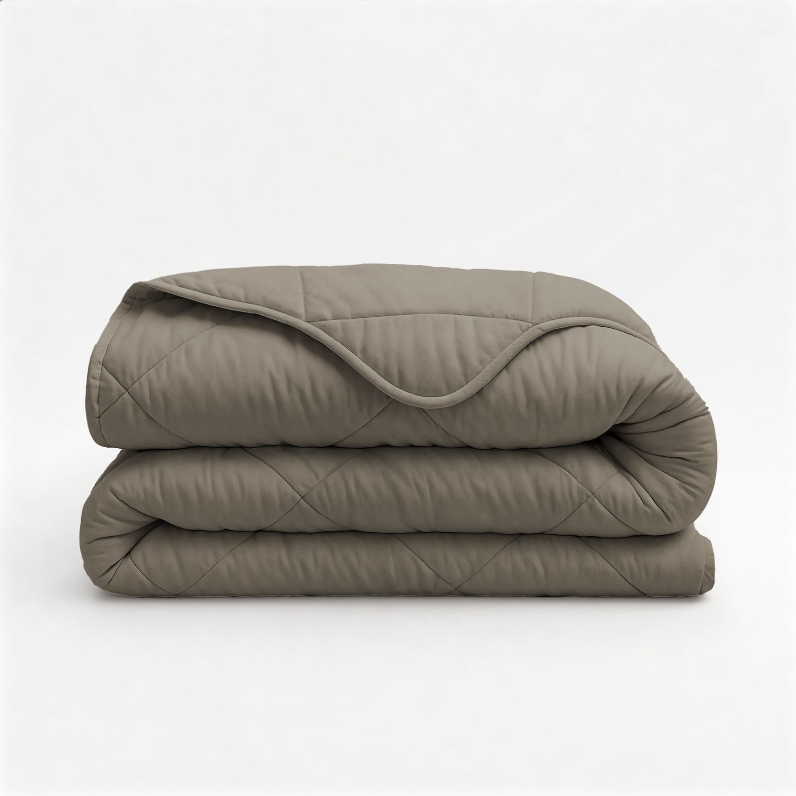 NordDream Lazy peitto taupe/harmaa 200x200 cm pestävä