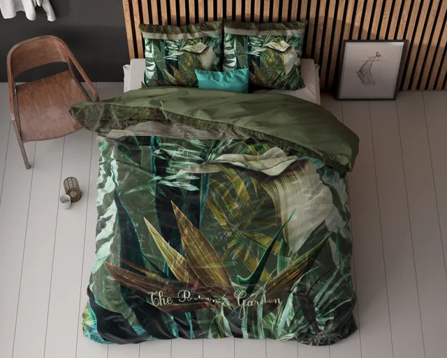 NordDream Essentials The Botanic Garden pussilakana 240x200 vihreä