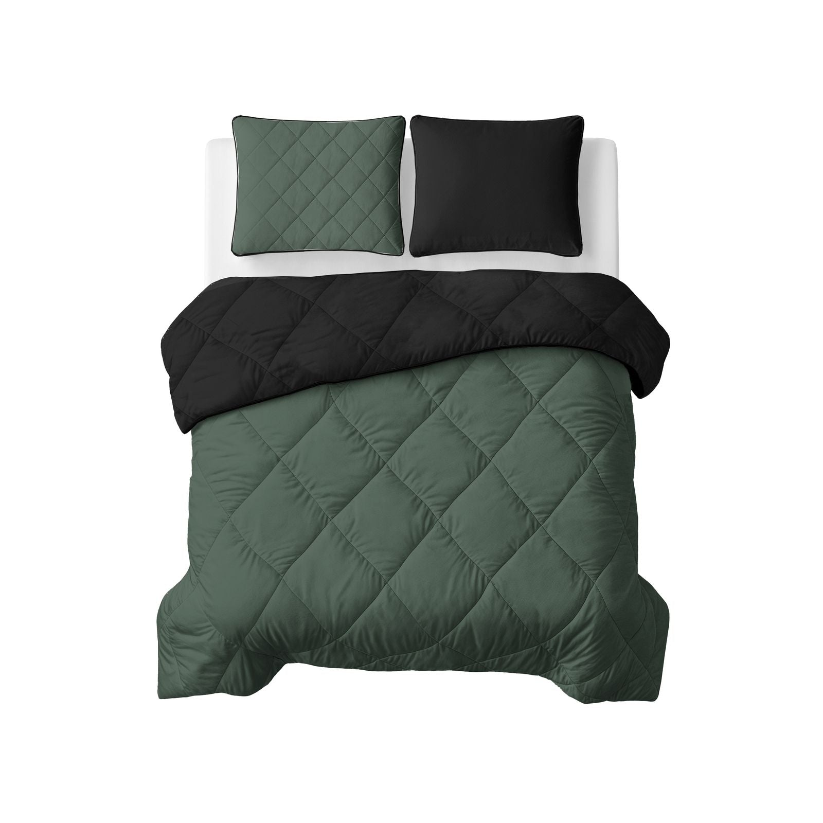 NordDream Lazy pussiton peitto vihreä 140x200 kevyt