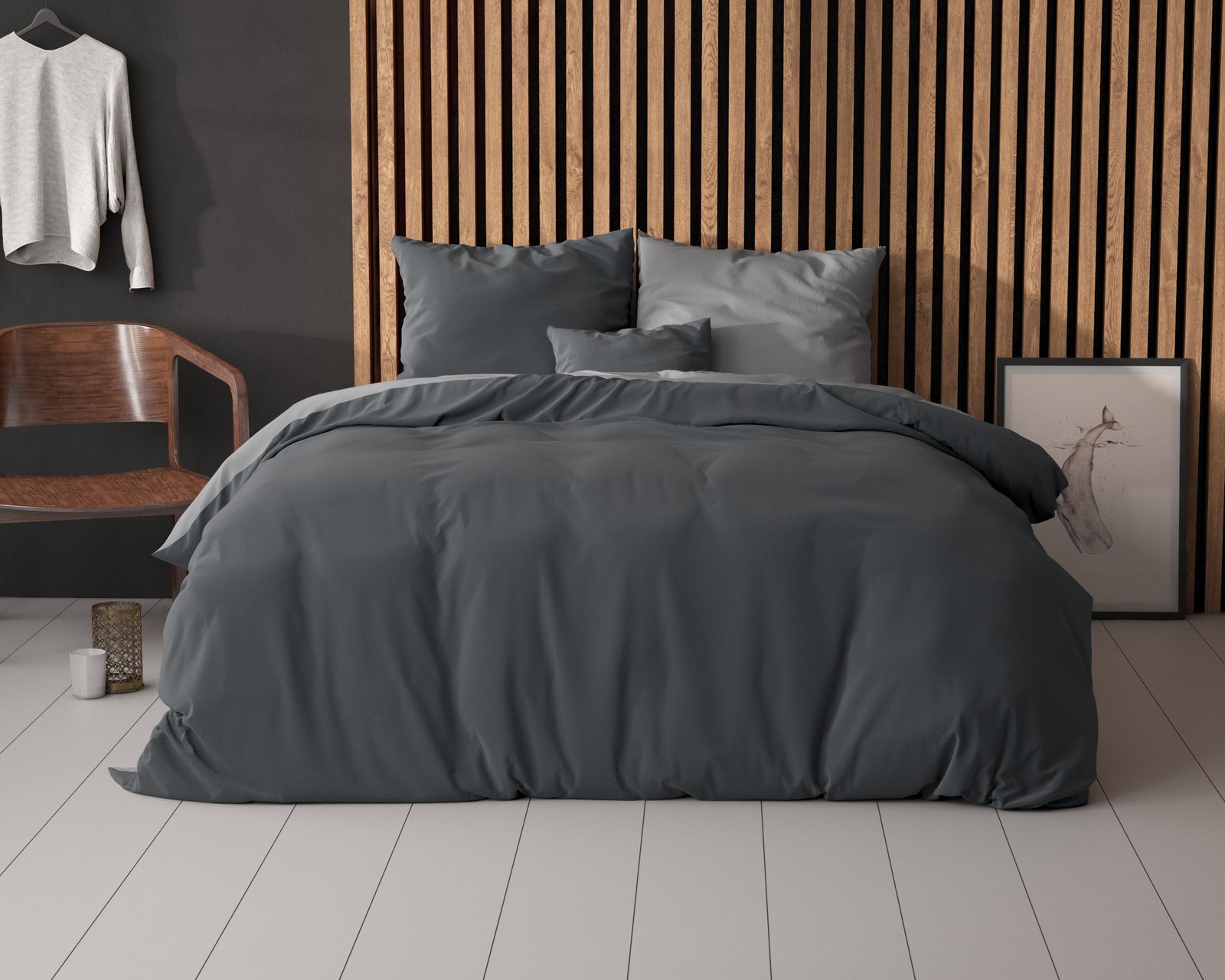 NordDream Hotel Twin Face pussilakanasetti harmaa 200x200/220