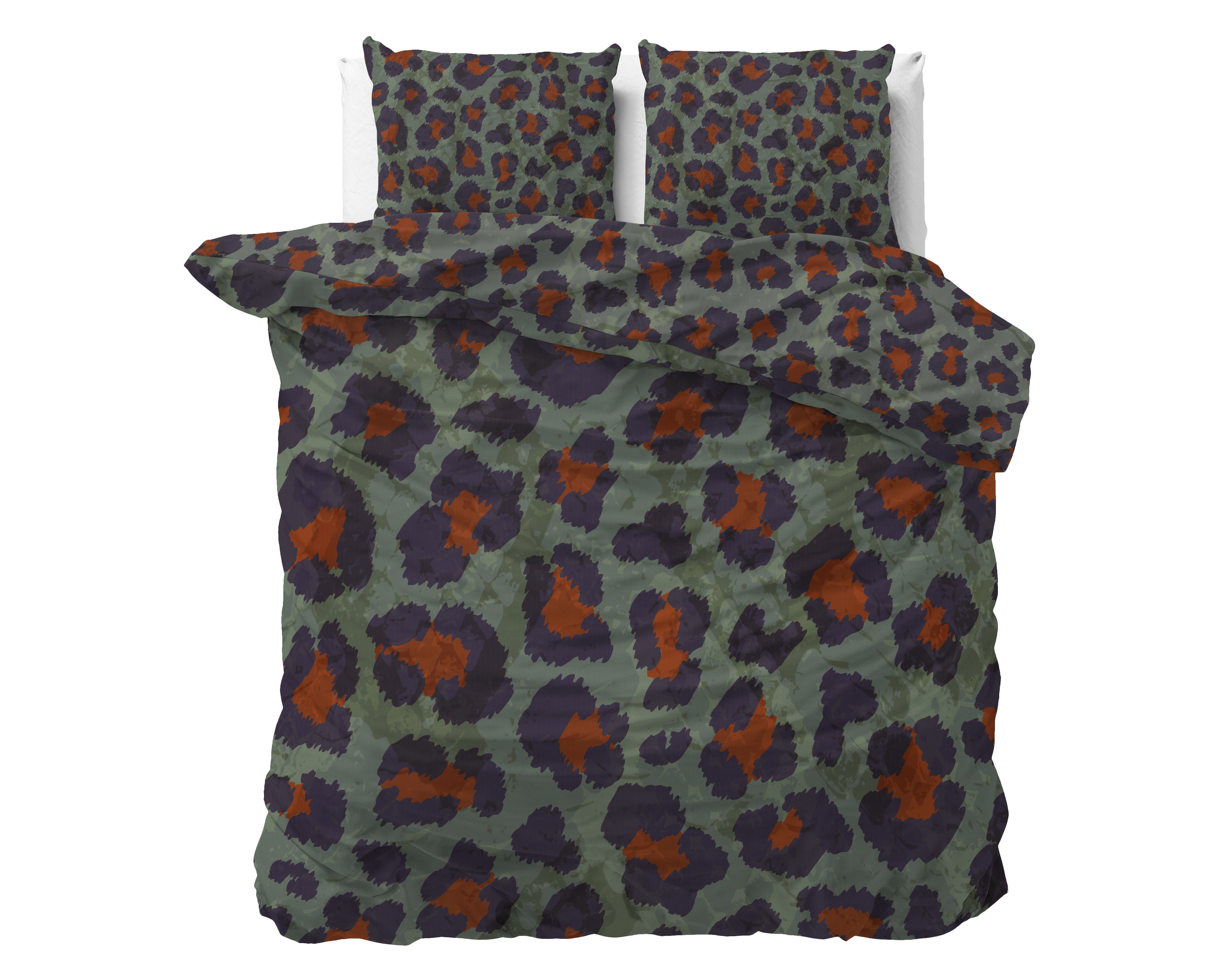 NordSleeps Satijn Mia pussilakana 240x220 vihreä puuvillasatiini