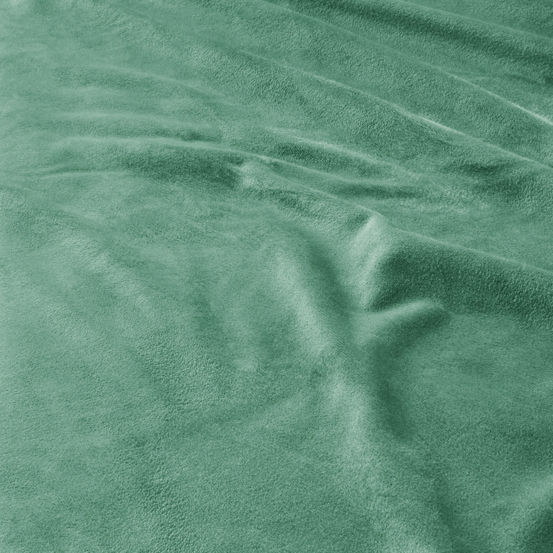 NordDream Velvet Ruffles pussilakana 200x220 vihreä sametti