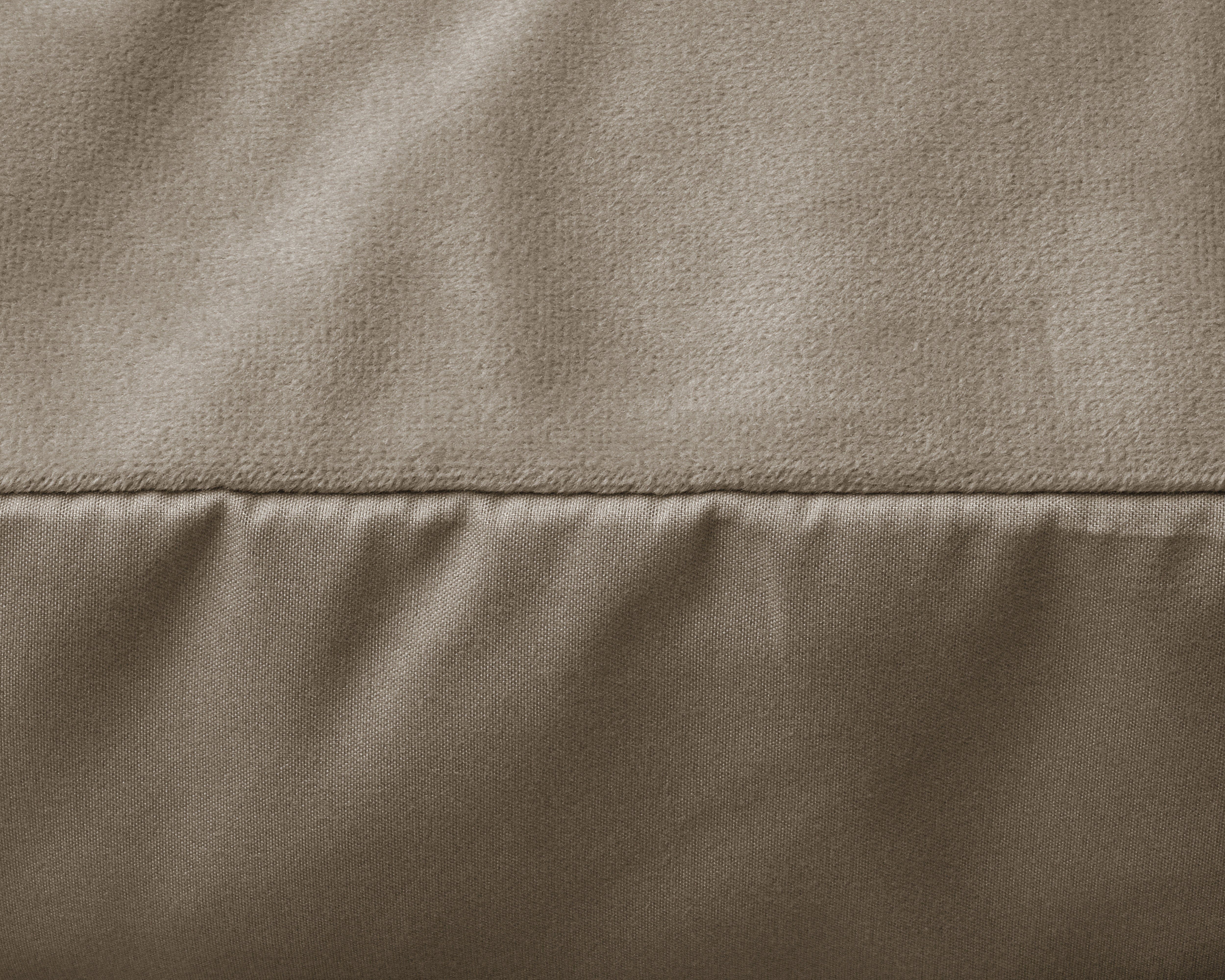 NordDream Velvet tyynyliinat taupe/harmaa 2kpl sametti