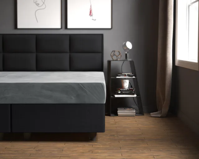 NordSleeps NordDream Velvet aluslakana harmaa 180x200 lämmin