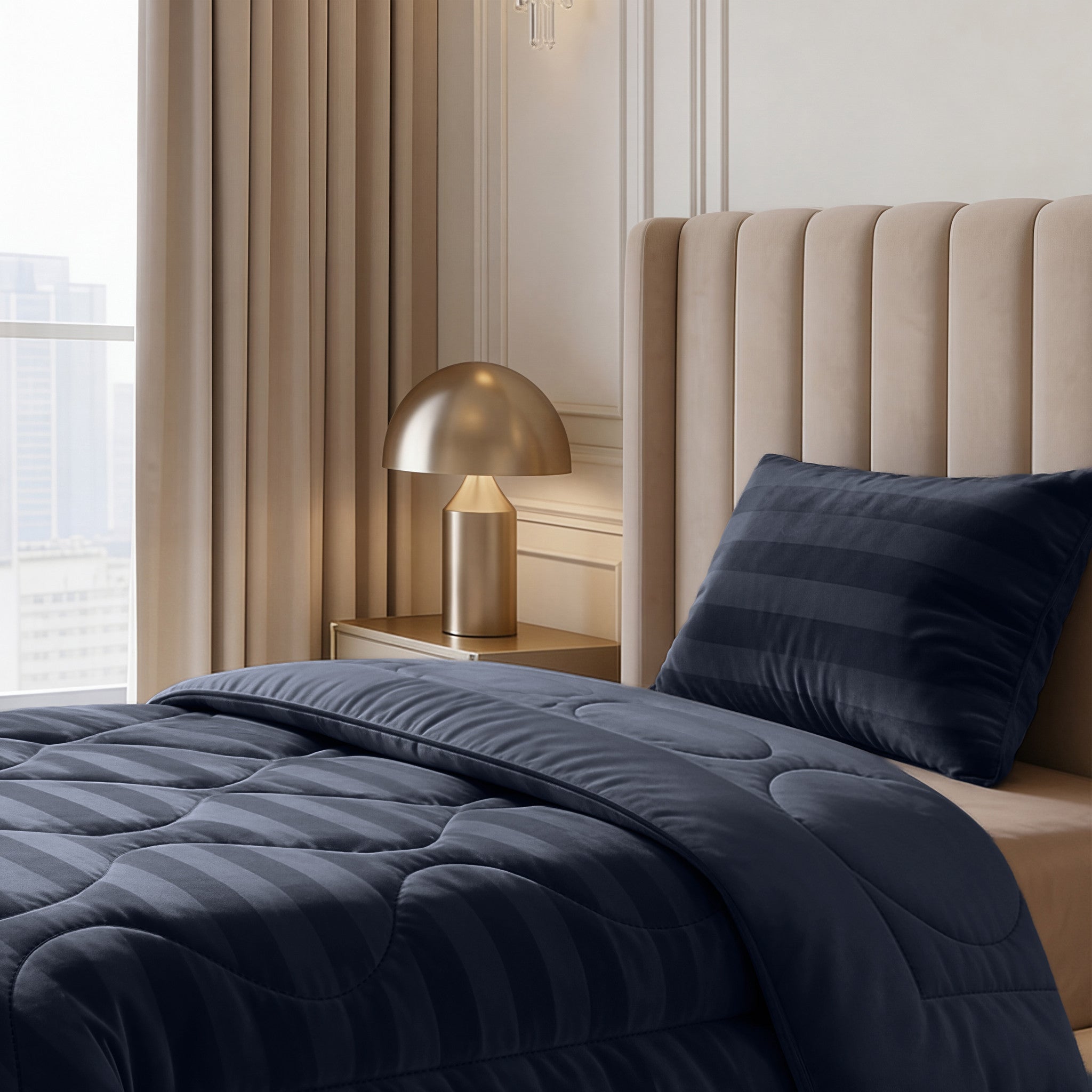 NordDream Lazy peitto 140x200 cm navy sametti pestävä