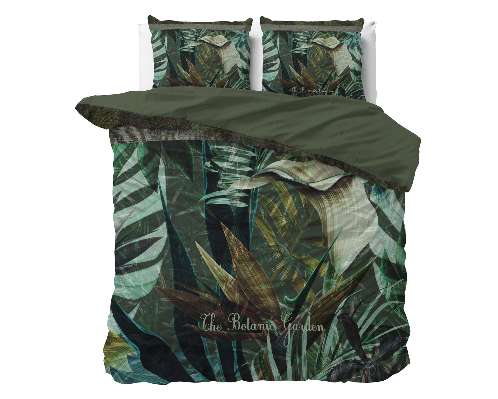 NordDream Essentials The Botanic Garden pussilakana 240x200 vihreä