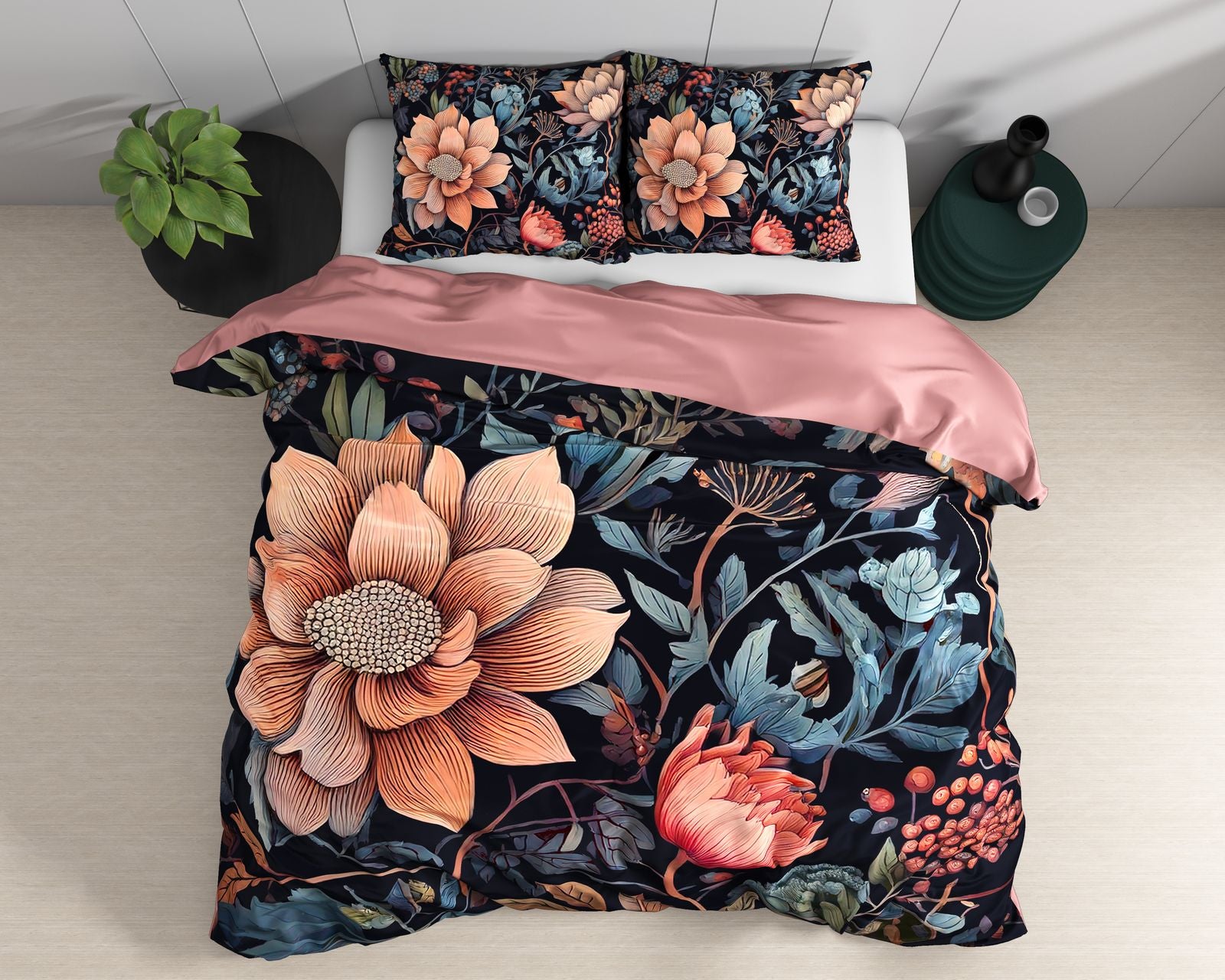 NordDream Wild Satijn Denia Multi pussilakana satiini 140x200/220