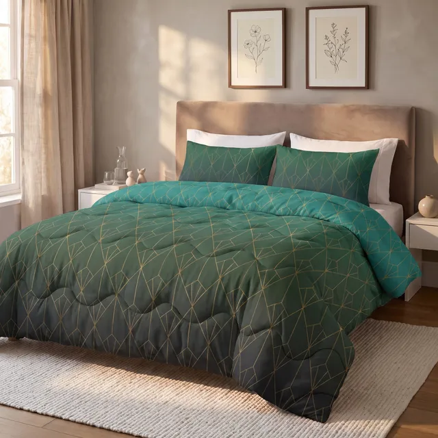 NordDream Lazy Bowen peitto 200x220 cm vihreä pestävä
