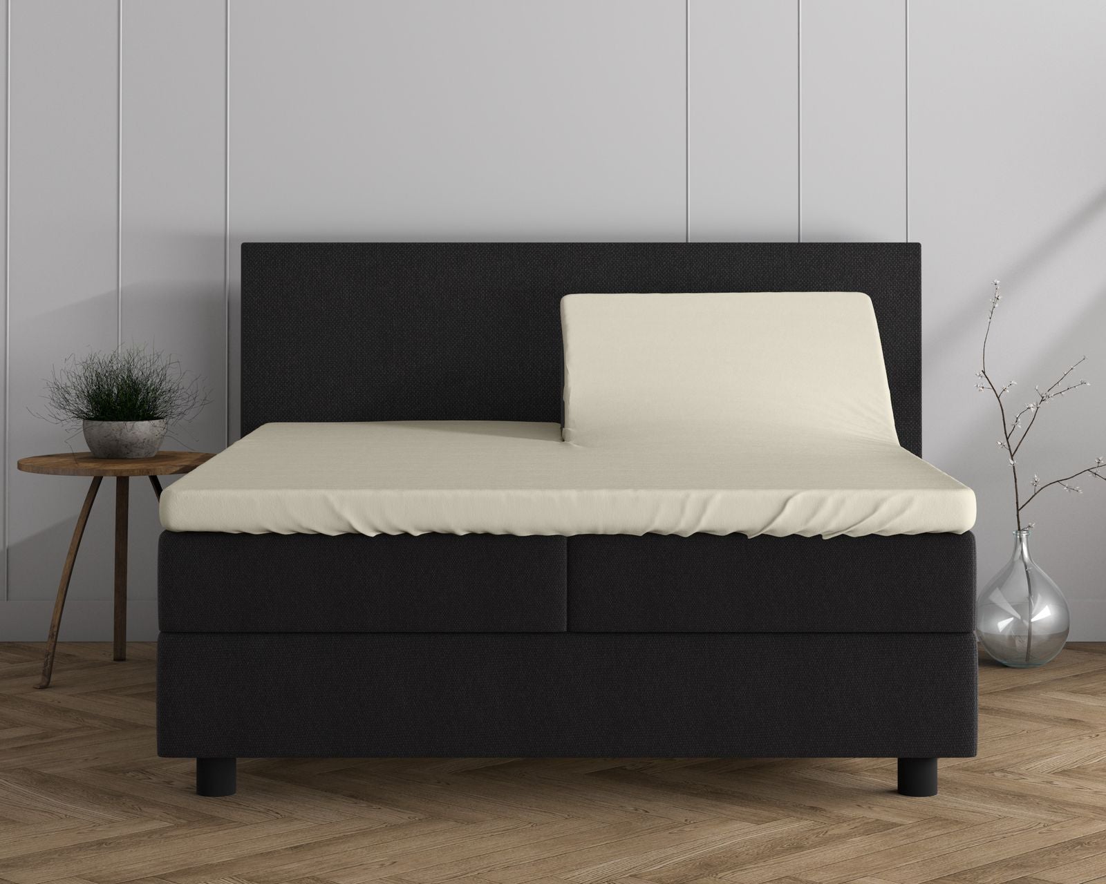 NordSleeps NordDream Dubbel Jersey 220 aluslakana kerma 180x200/220 joustava