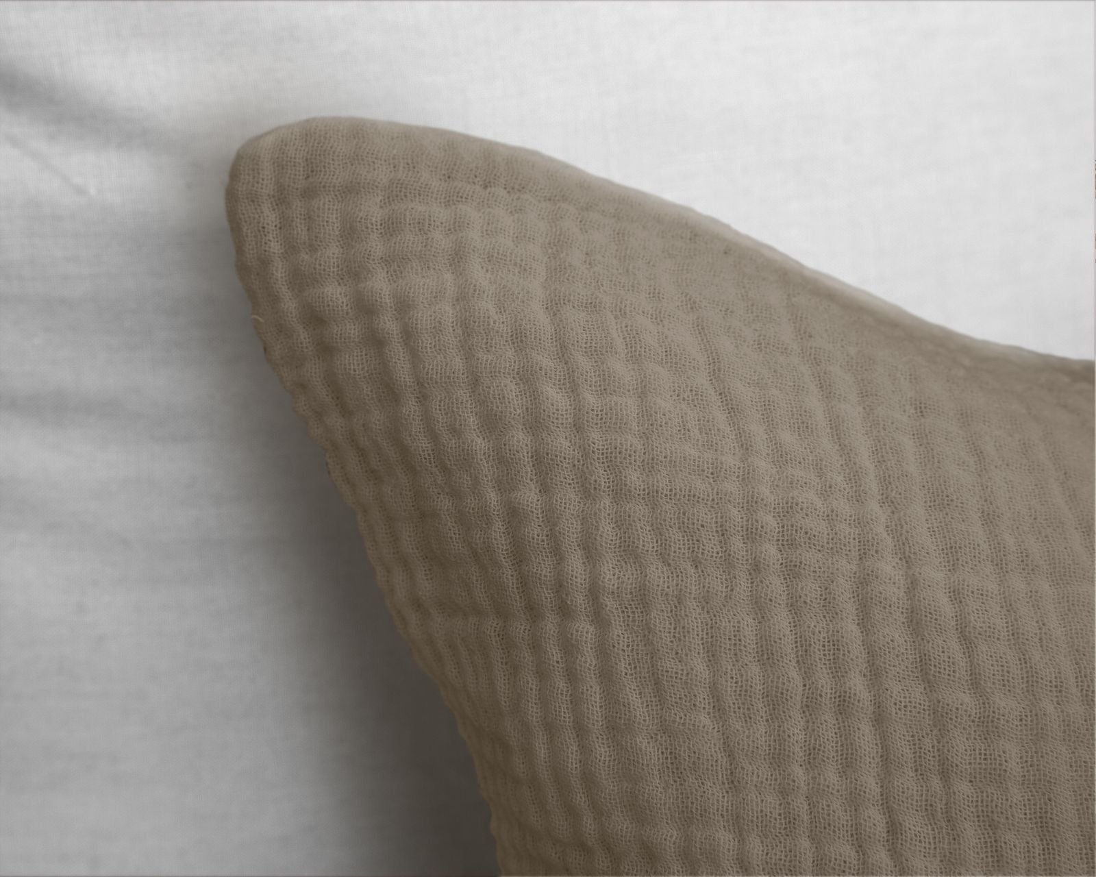 NordDream Mousseline perkaalipussilakana taupe 200x220/240