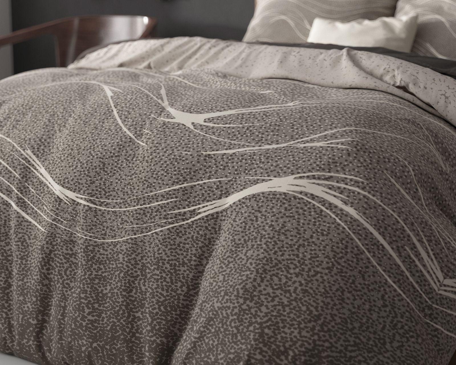 NordDream Essentials Ravna pussilakana 200x200/220 taupe