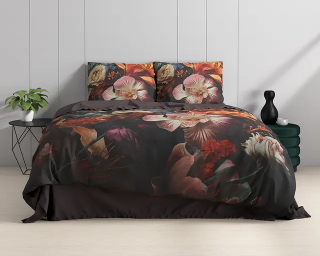 NordDream Wild Flower pussilakana 200x200 multi satiini