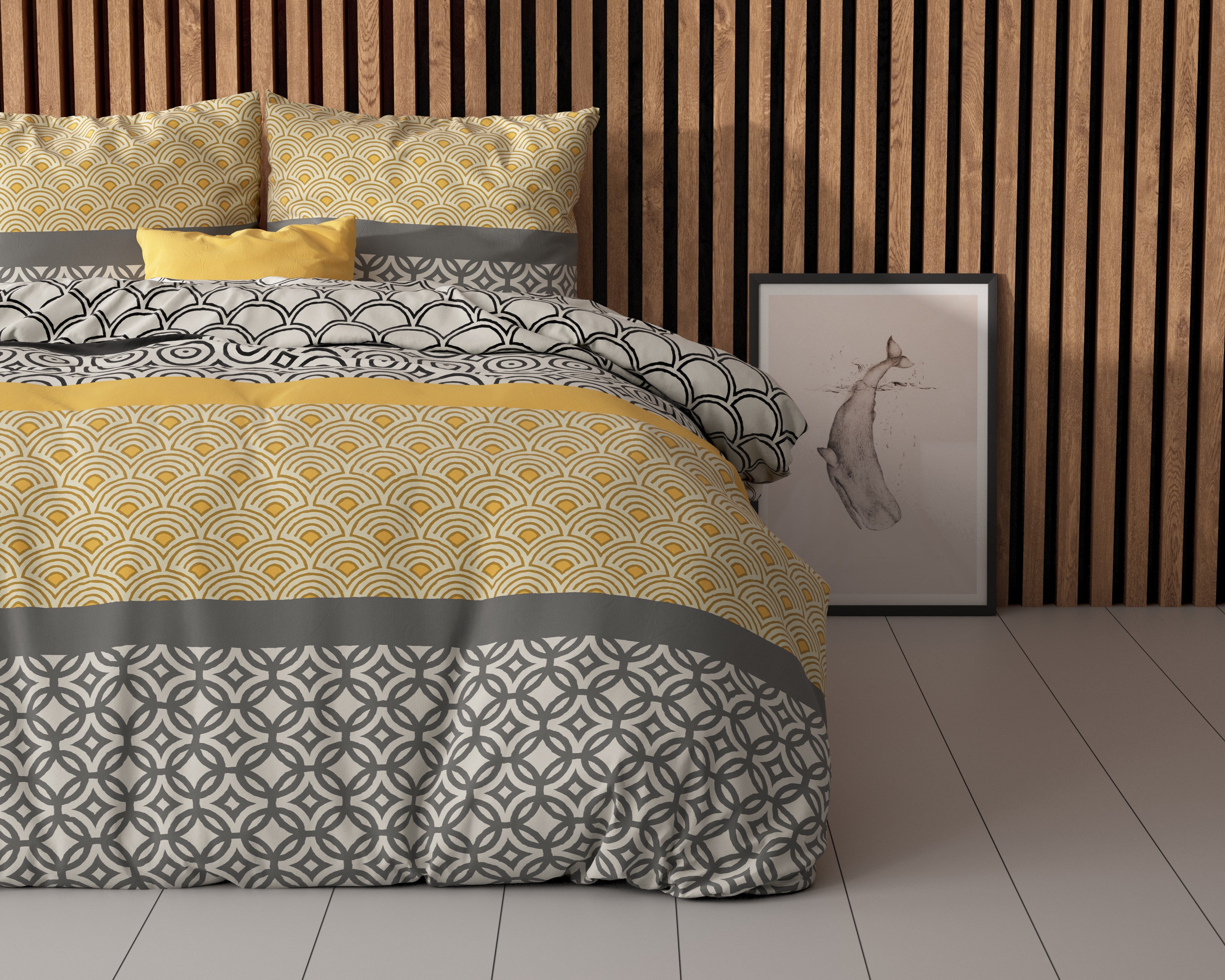 NordDream Chezka pussilakana 140x220 harmaa silitysvapaa
