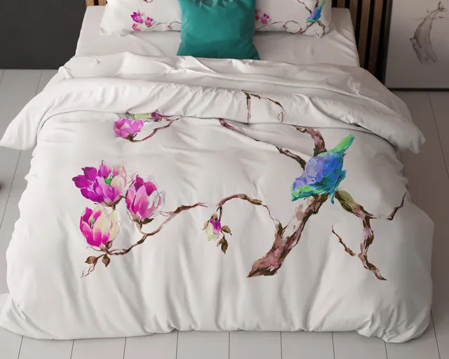 NordDream Essentials pussilakana Magnolias valkoinen mikrokuitu