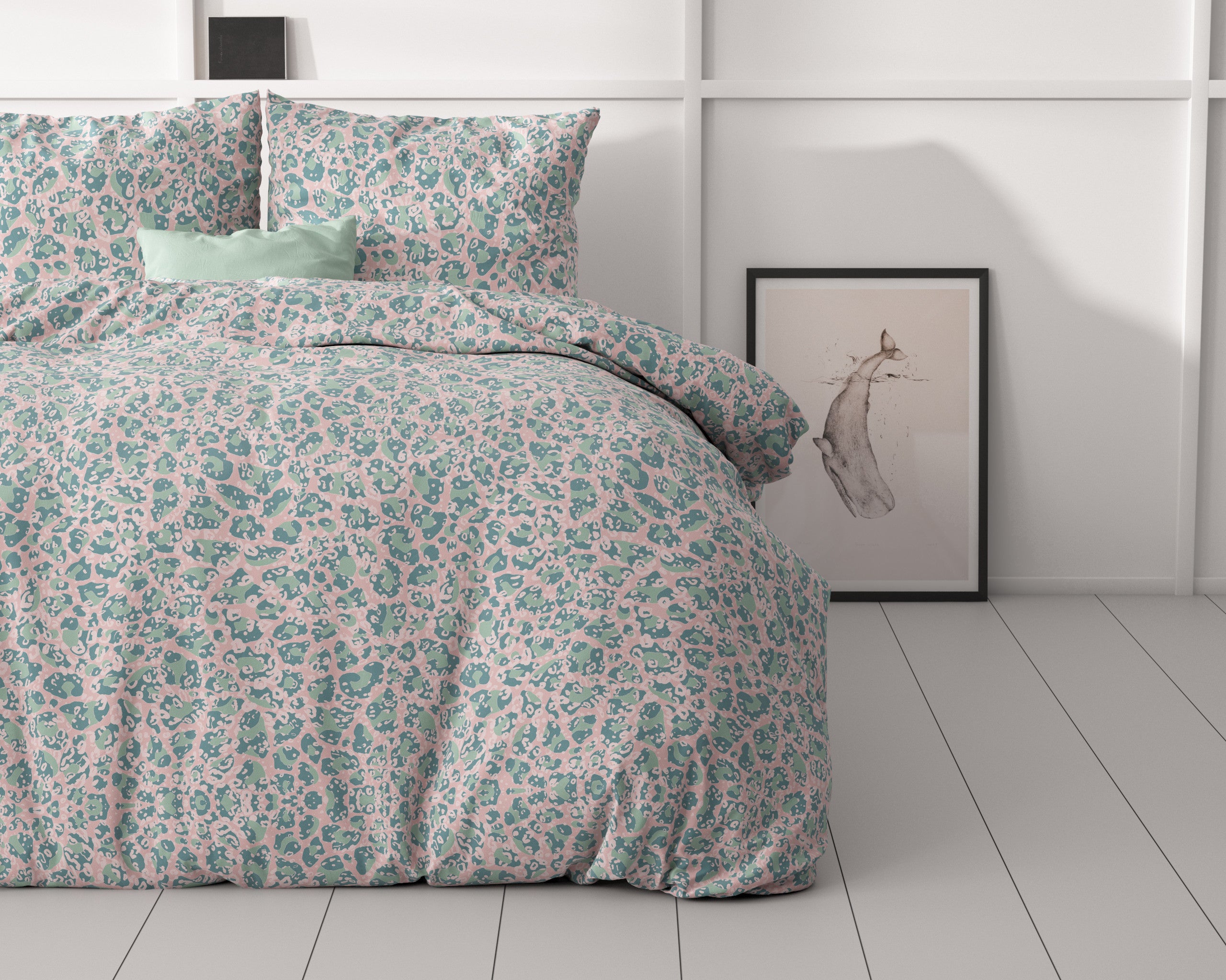 NordDream Classy Camalia pussilakana sininen mikrokuitu