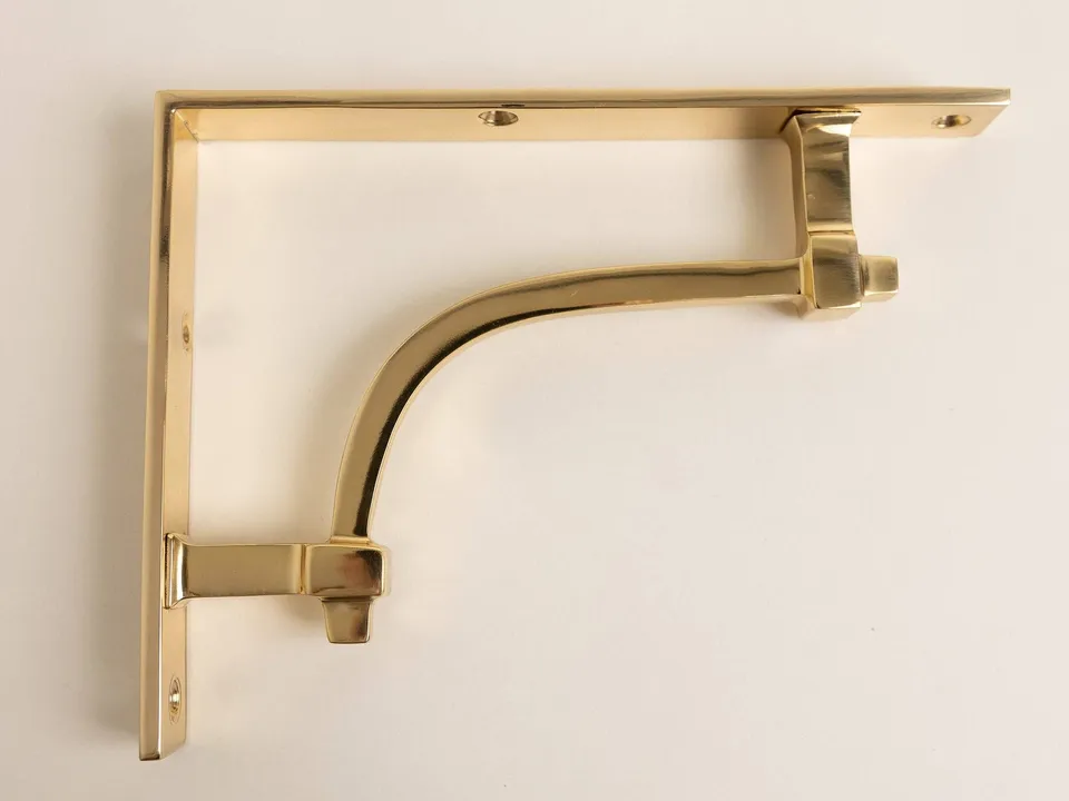 Sasus Industrial hyllynkannatin messinki 20,5 cm