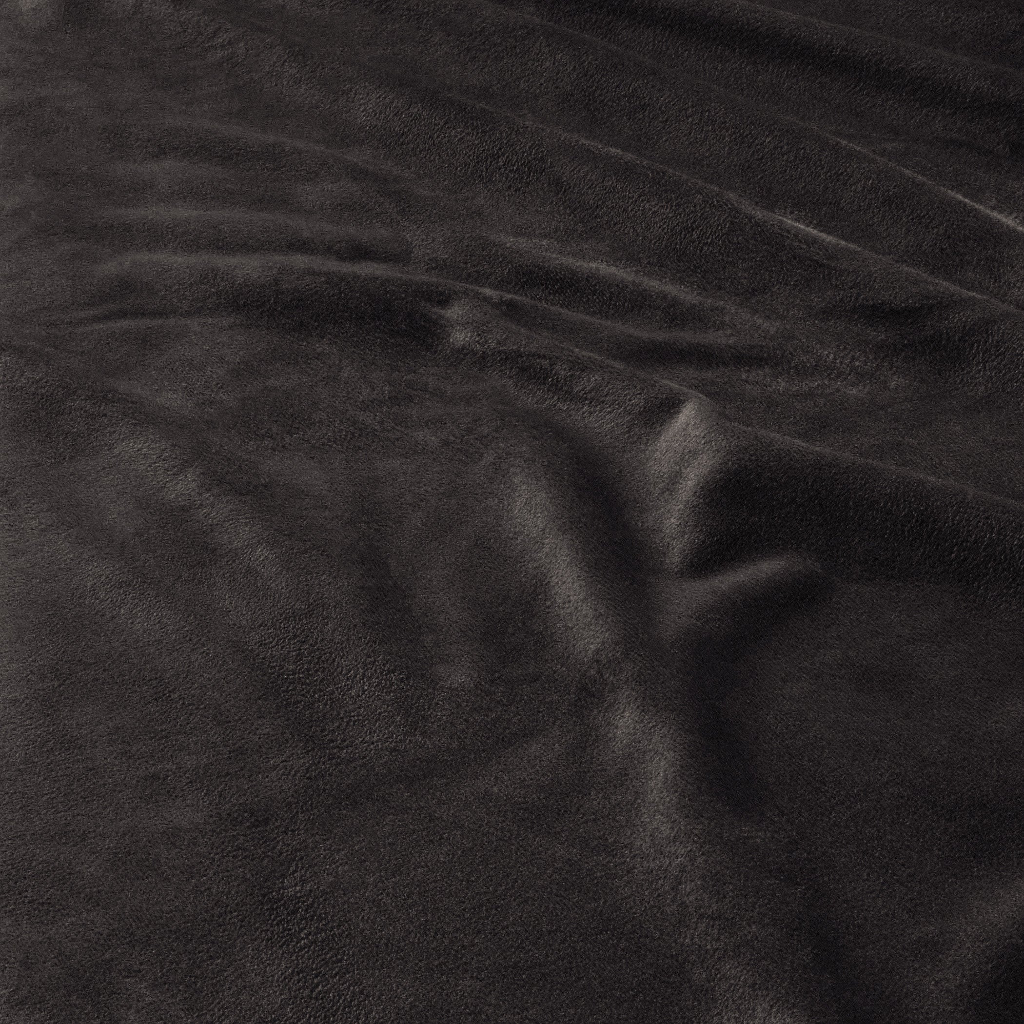NordDream Velvet Ruffles pussilakana 200x220 musta sametti