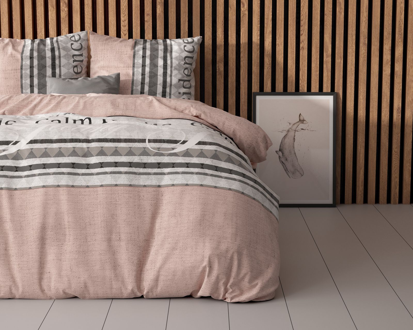 NordDream Elegance Residence pussilakana 240x200/220 harmaa puuvilla