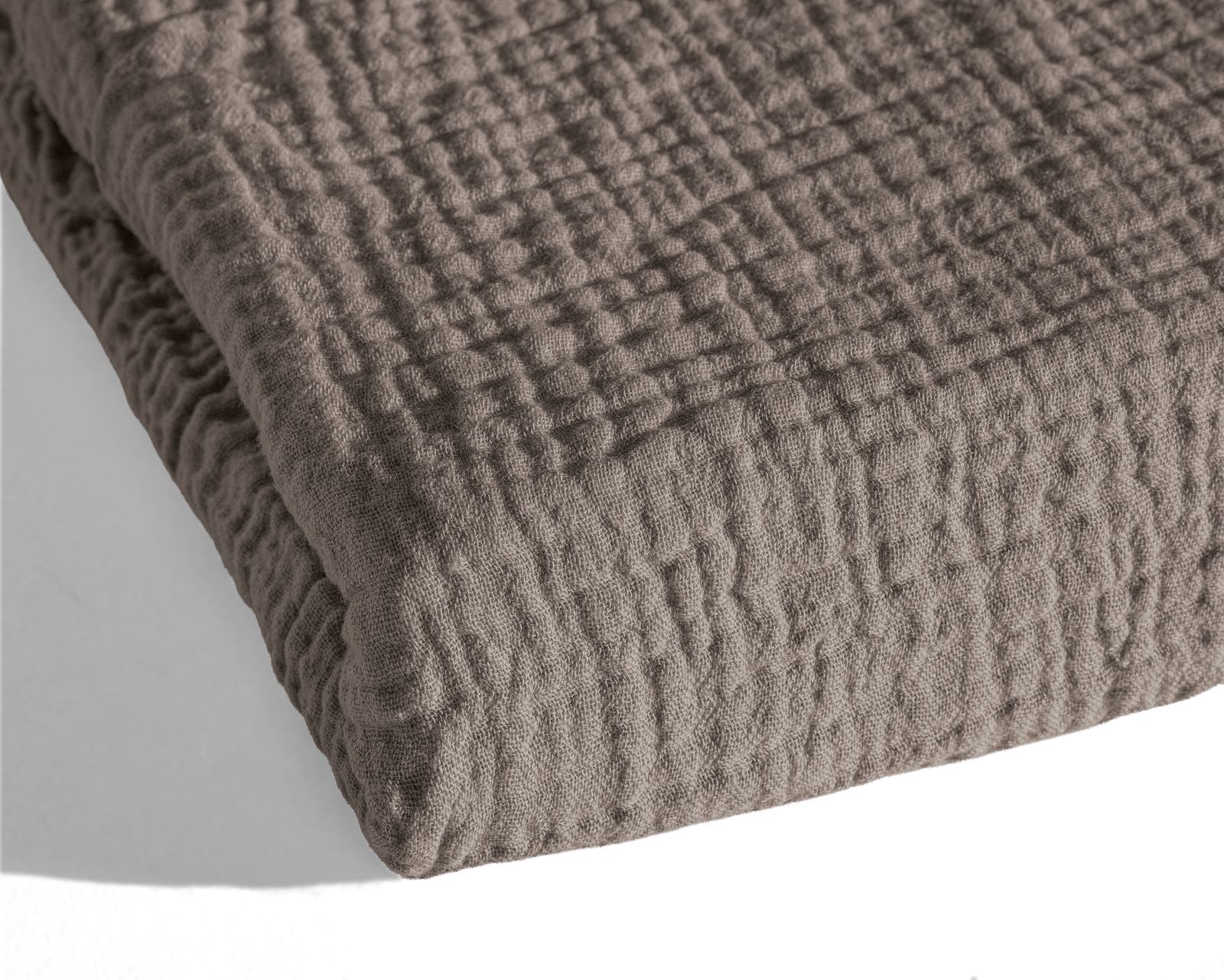 NordDream Lazy musliini pussipeitto tumma taupe puuvilla