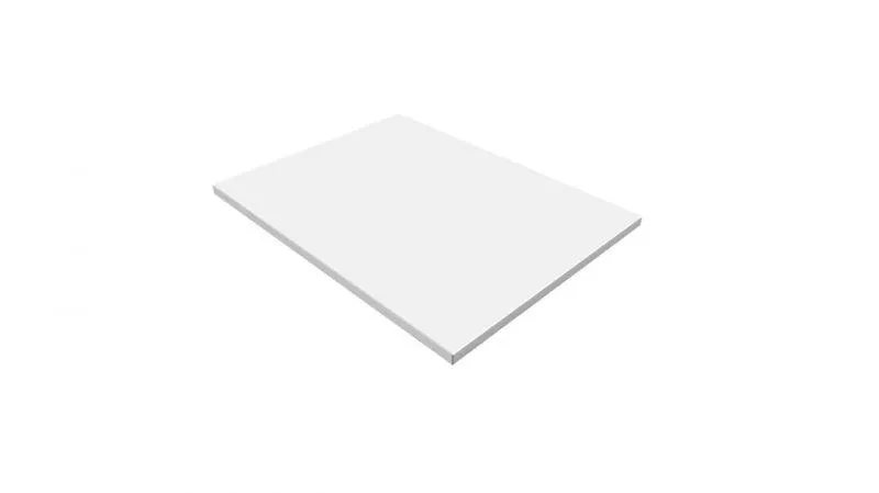 Top-Cousins 60x80 pöytälevy valkoinen melamiini