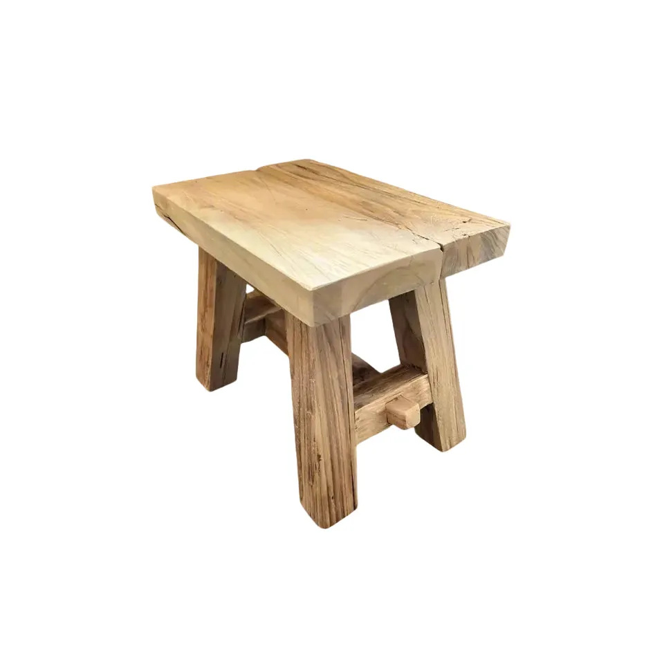 Sasus Mini jakkara puunvärinen kierrätystiikki 30x20x23