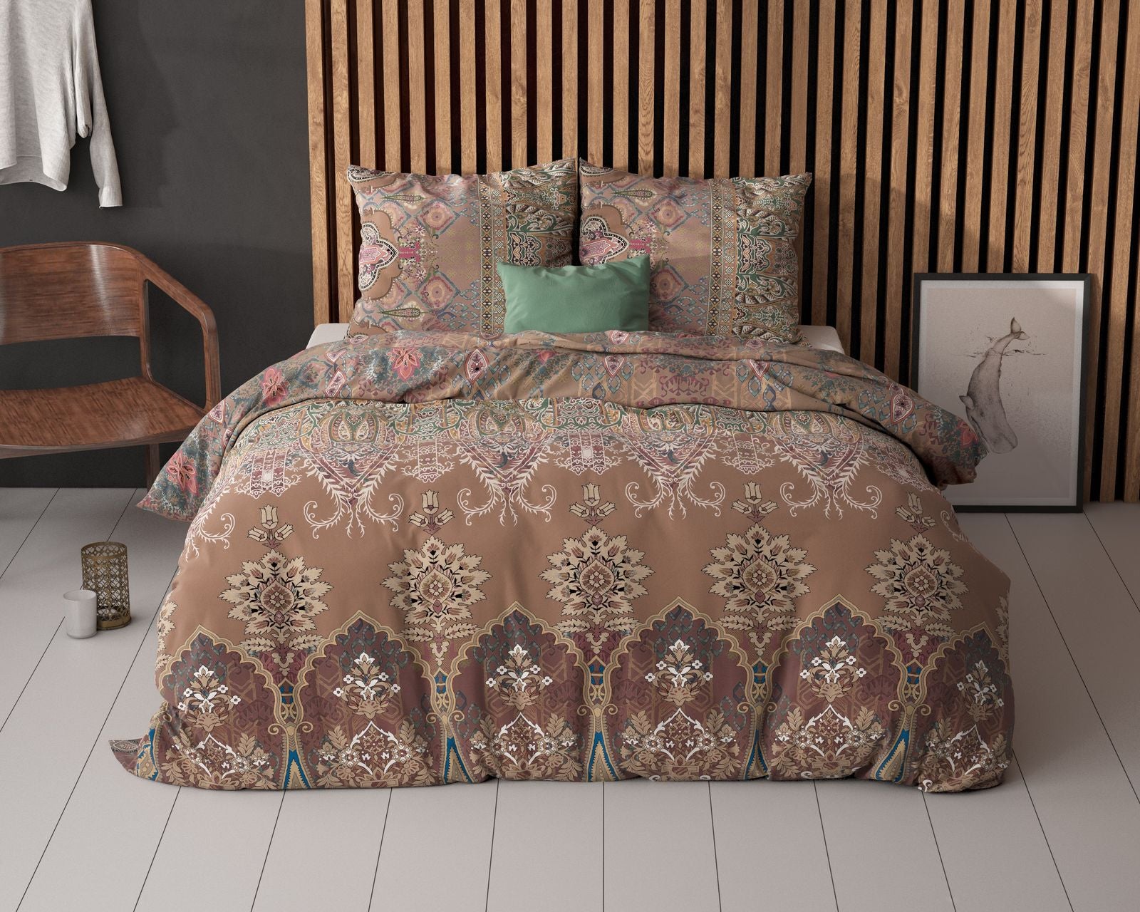 NordDream Elegance Berna pussilakana ruskea 200x200/220 cm