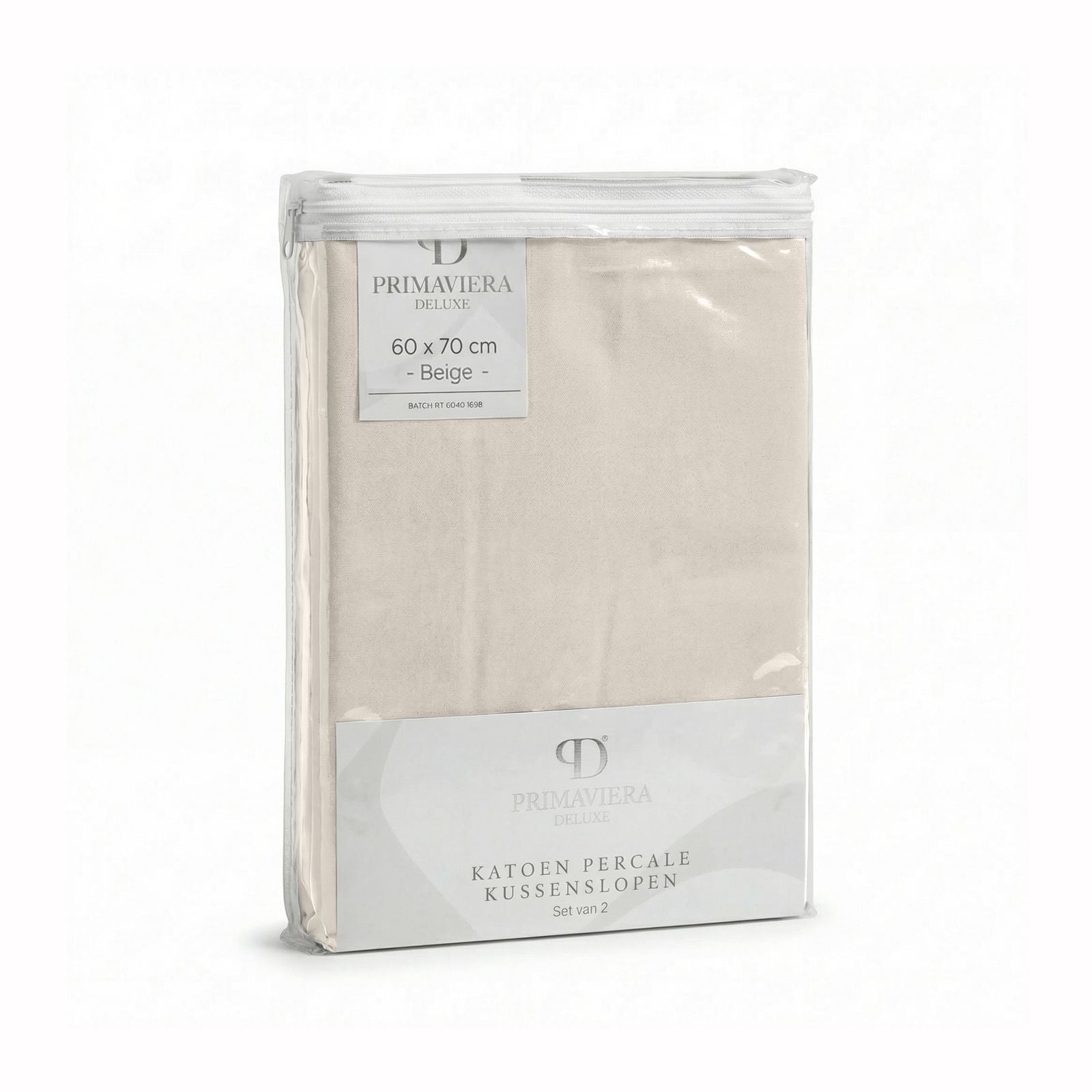 NordDream Lazy tyynyliina beige 60x70 cm perkaali 2-pack