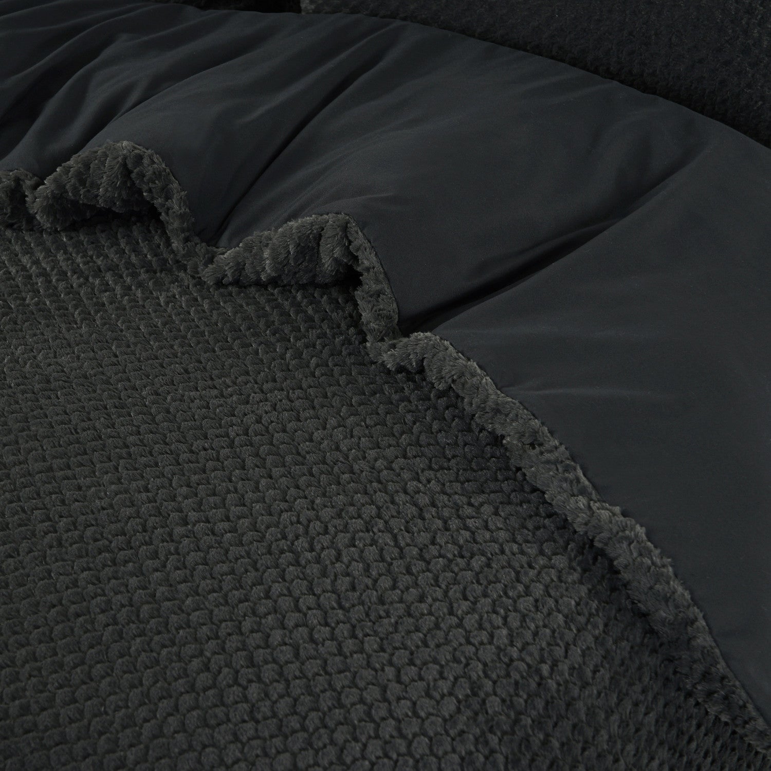 NordSleeps NordDream Teddy Fur pussilakana antrasiitti 200x200