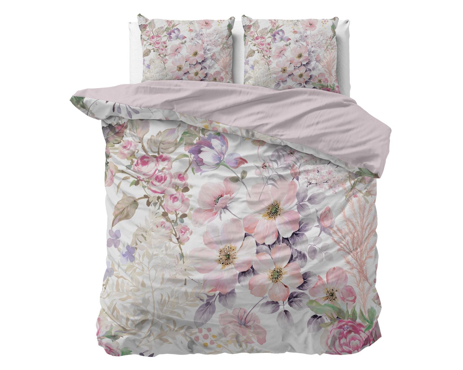 NordDream Essentials Gyna pussilakana 200x200 roosa kuviollinen