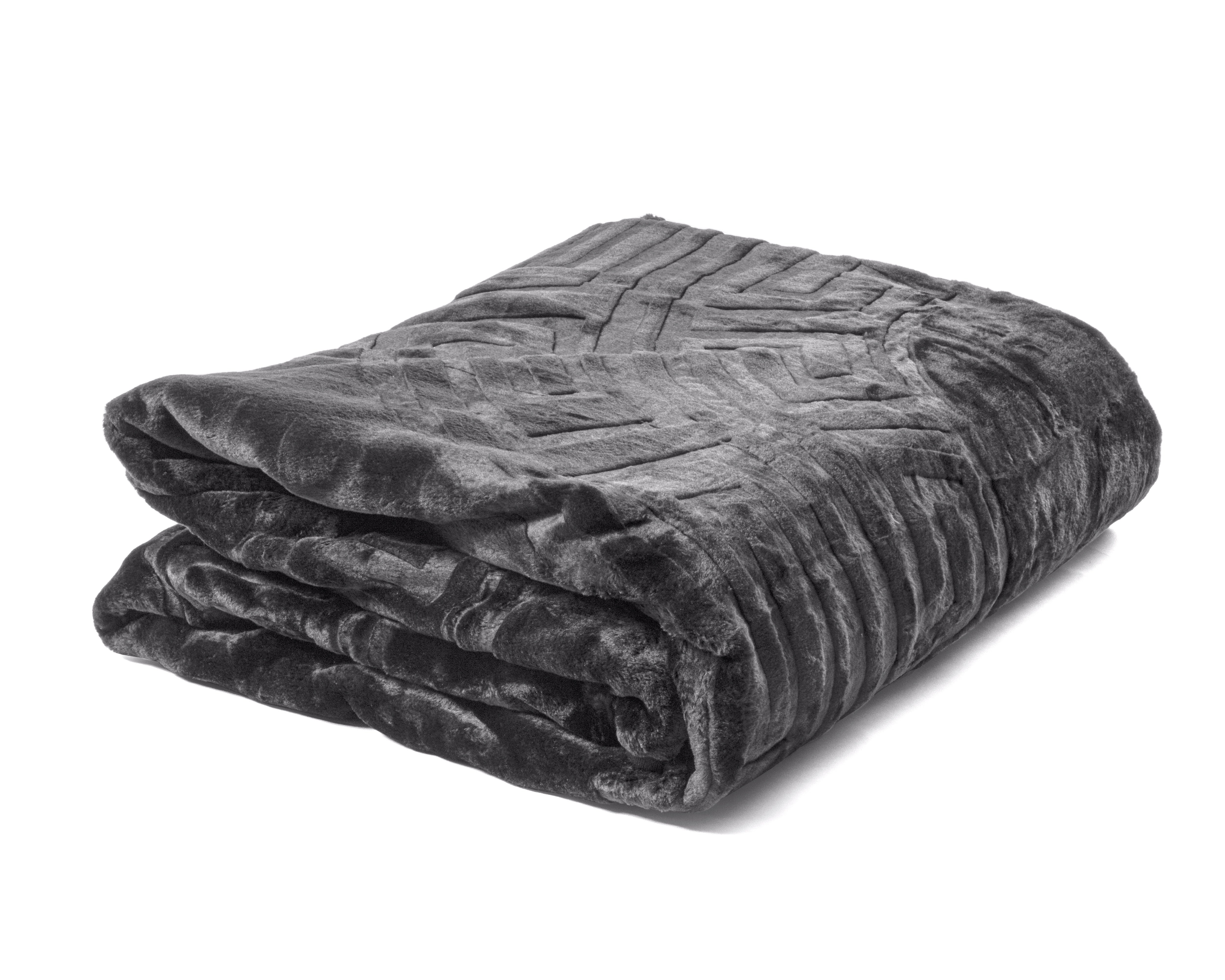 NordDream Embossed Zeta pussilakanasetti antrasiitti kohokuvio