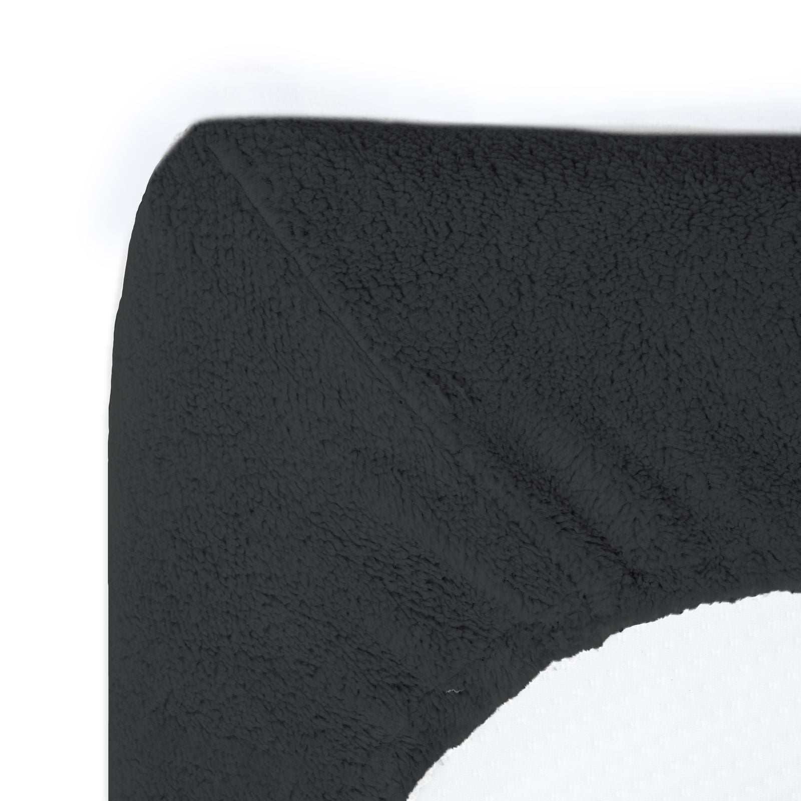 NordDream Teddy muotoonommeltu lakana 90x200 antrasiitti teddy
