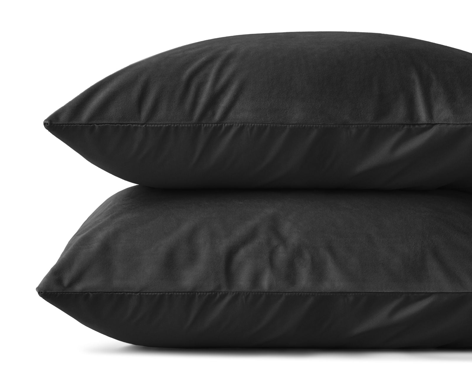 NordDream Velvet tyynyliinat 60x70 cm musta 2 kpl sametti