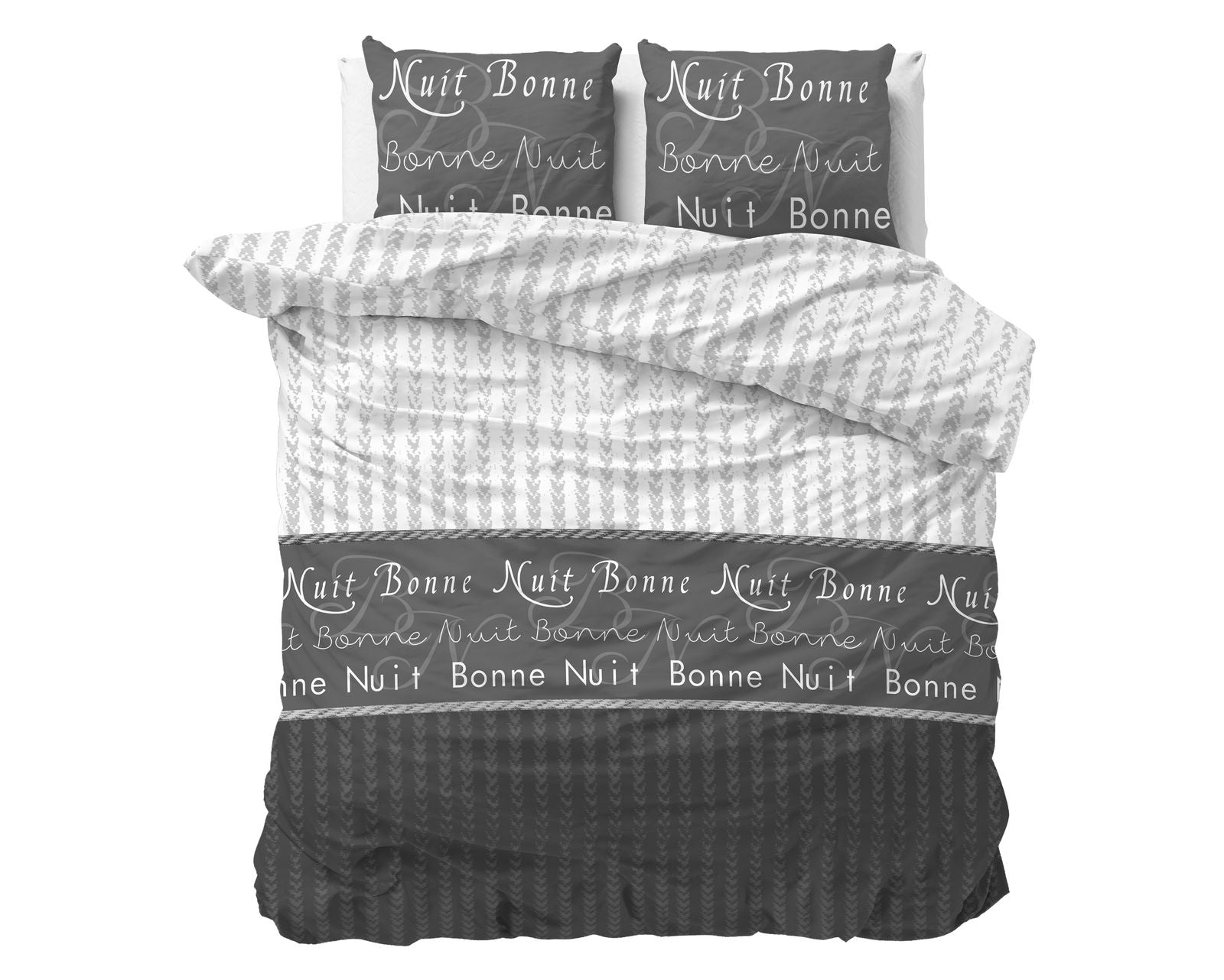 NordDream Elegance Bonne Nuit 4 pussilakana 200x220 antrasiitti