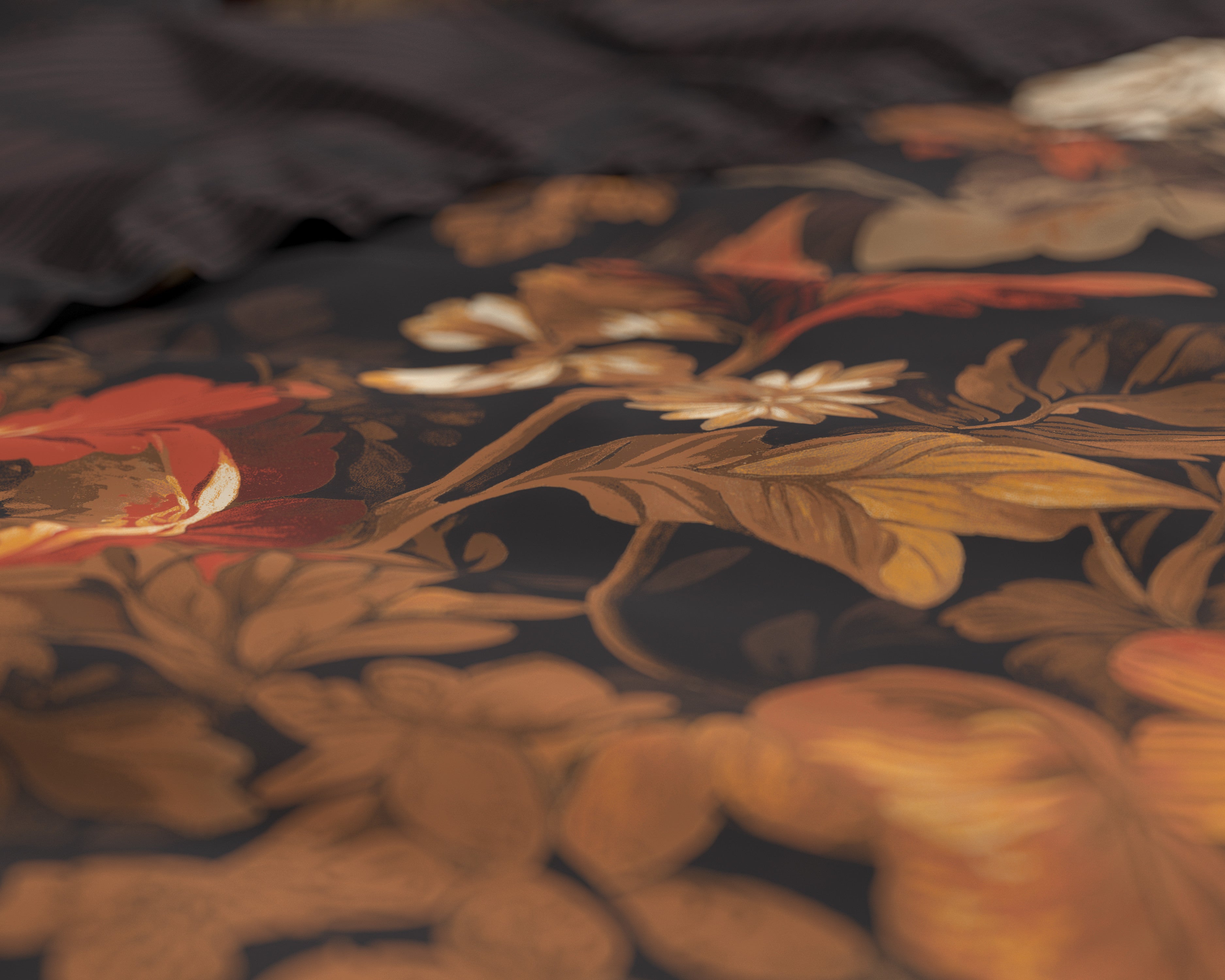 NordDream Nature Art Flowers pussilakana ruskea