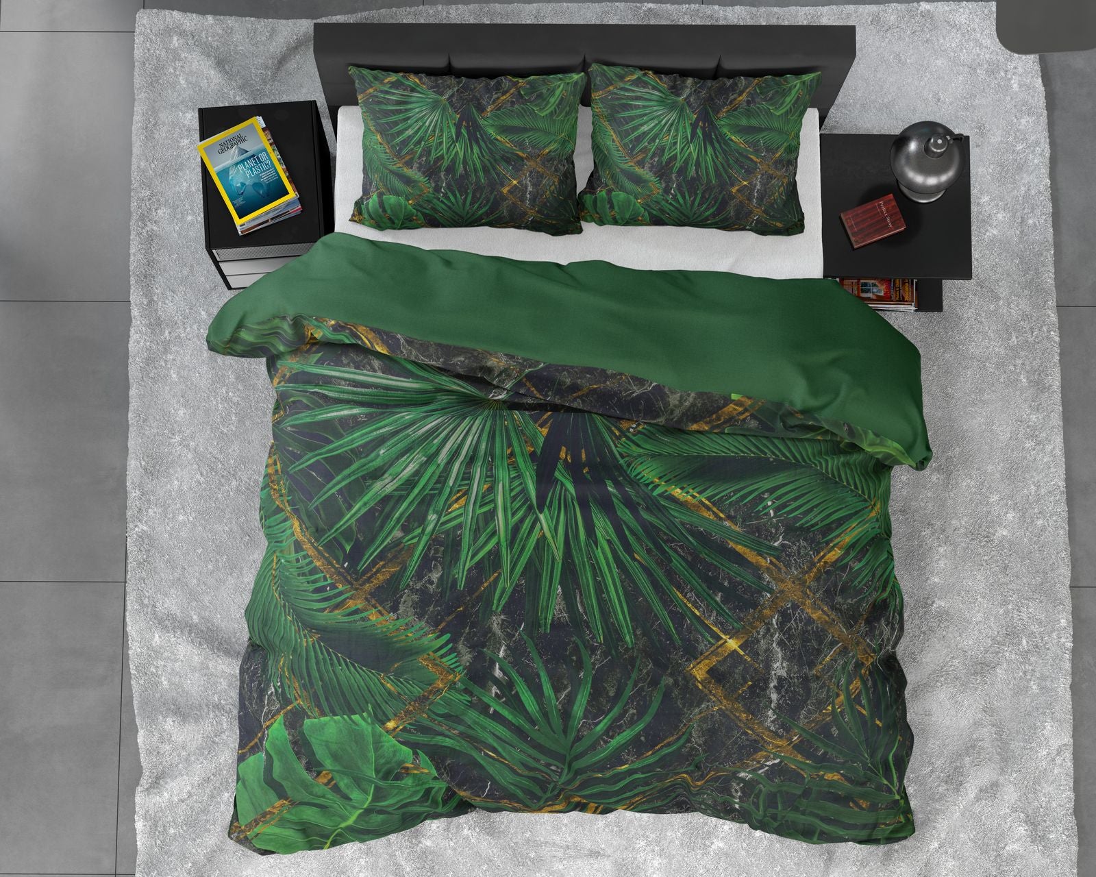 NordSleeps NordDream Avena pussilakana 240x220 vihreä satiini