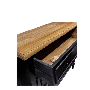 Sasus Adriano lipasto 100x45x85 musta 3 laatikkoa