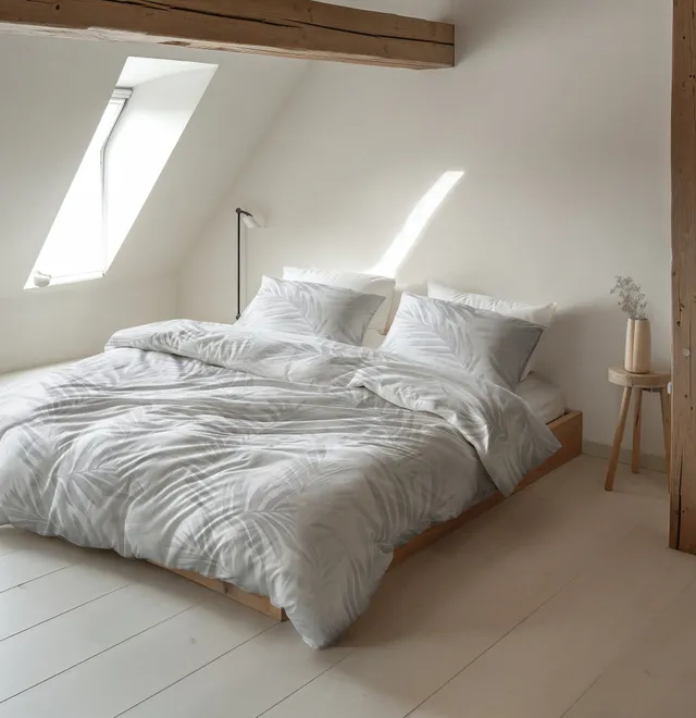 NordDream Flanel Venza pussilakana harmaa 140x200
