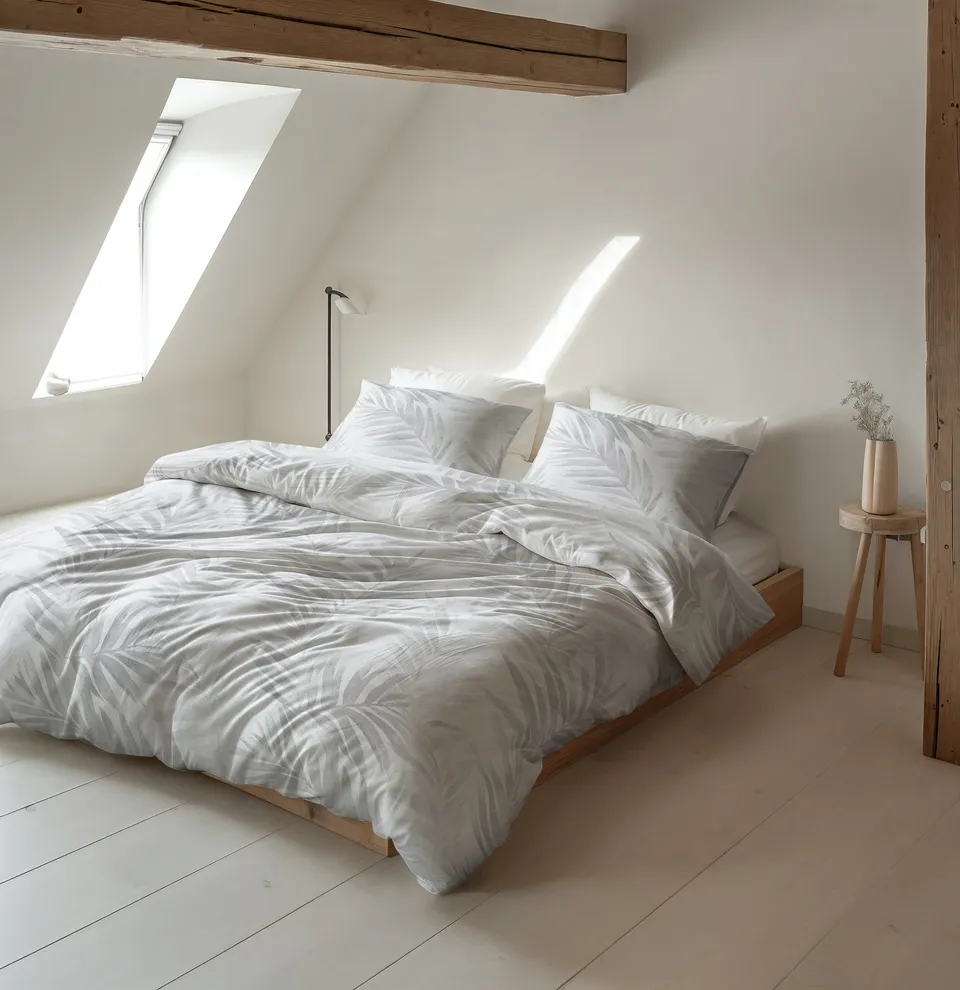 NordDream Flanel Venza pussilakana harmaa 140x200