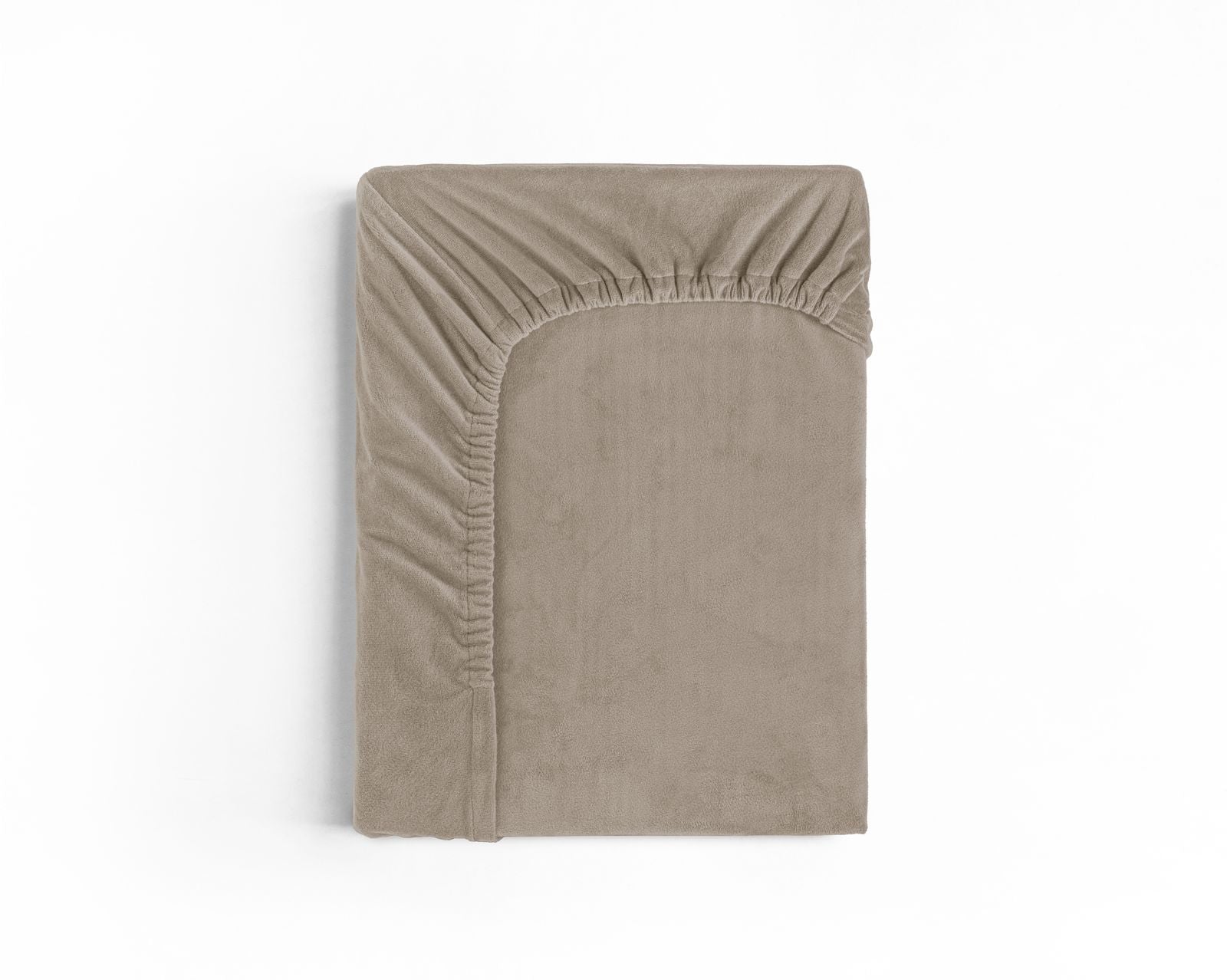 NordDream Velvet aluslakana 90x200 taupe sametti