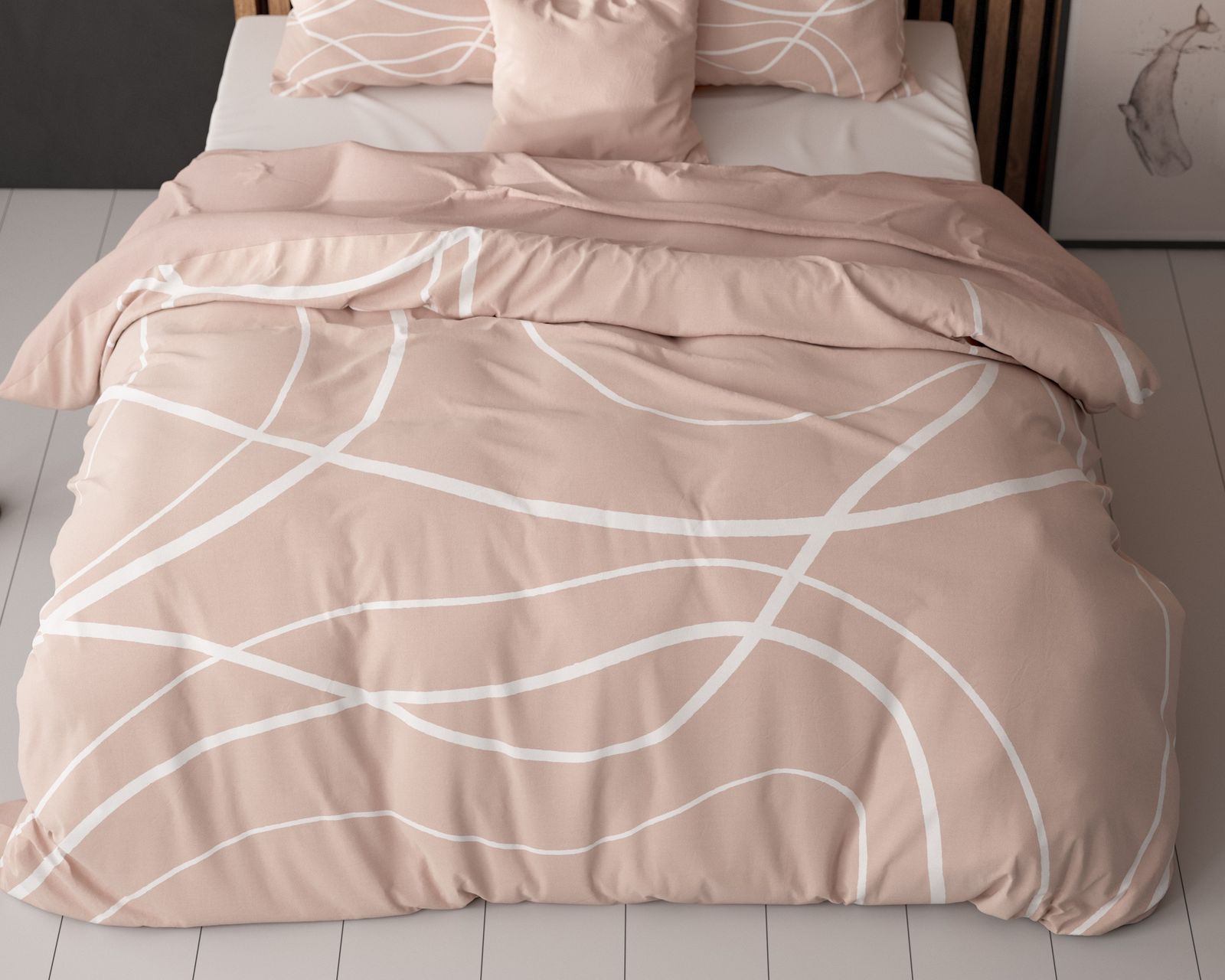 NordDream Essentials Mahila pussilakana 140x200/220 roosa