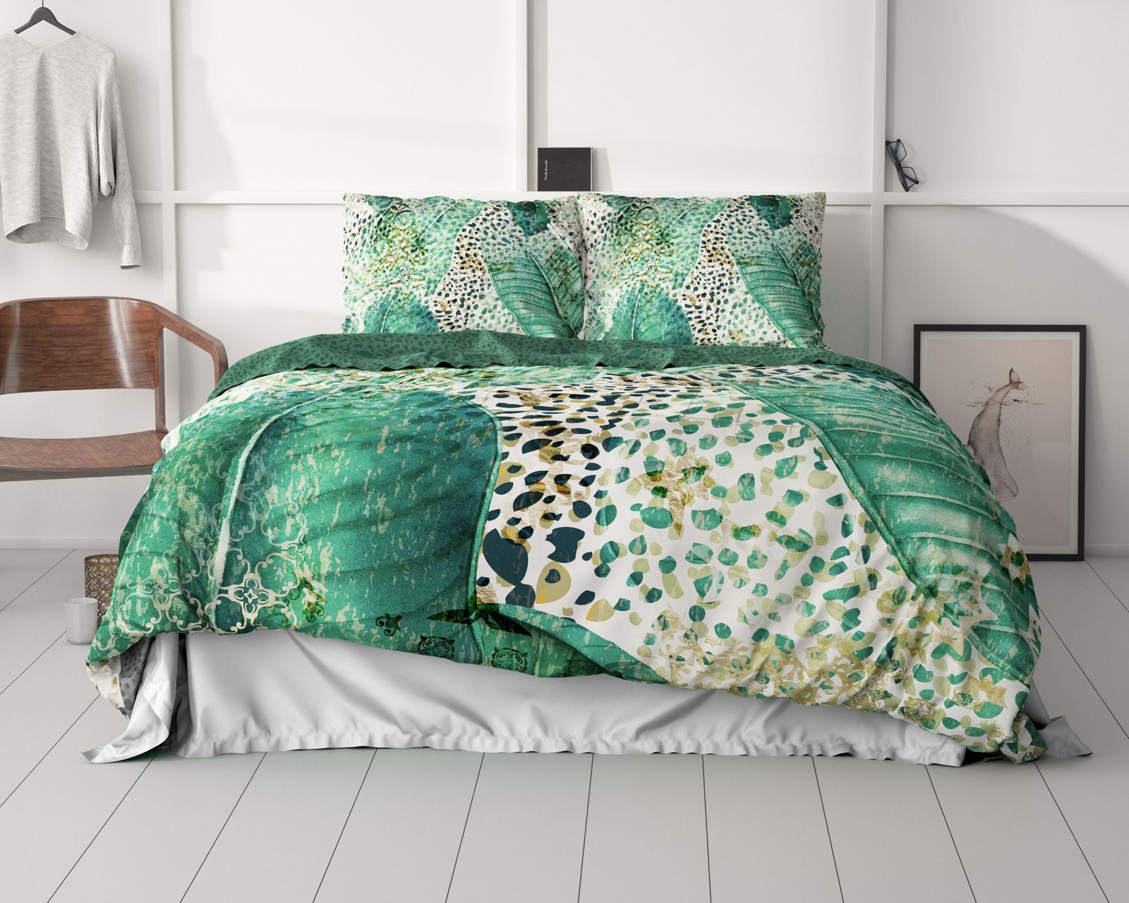NordDream Morena pussilakana 240x200/220 vihreä satiini