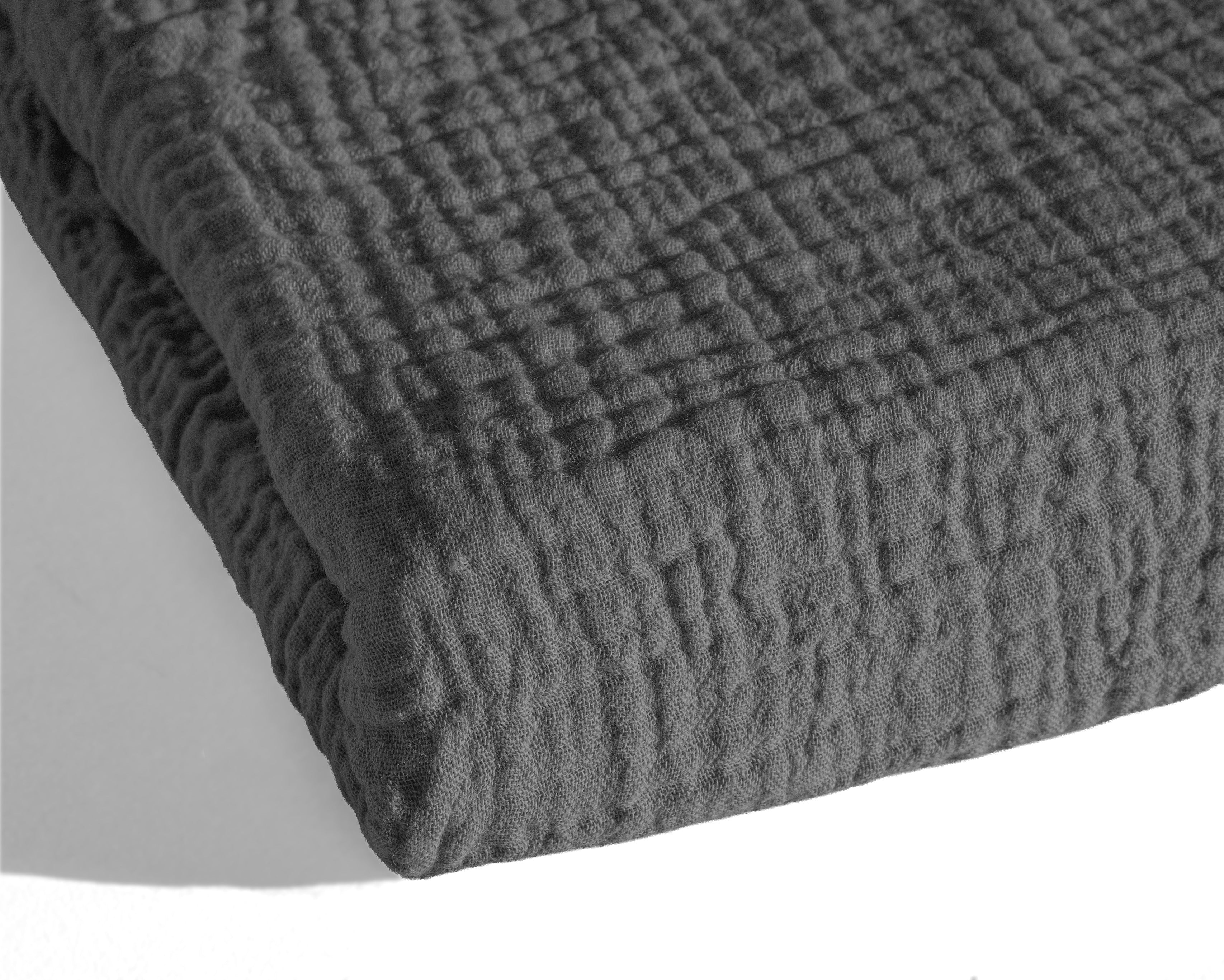 NordDream Lazy musliinipeitto antrasiitti 140x200 sis. tyynyliinat