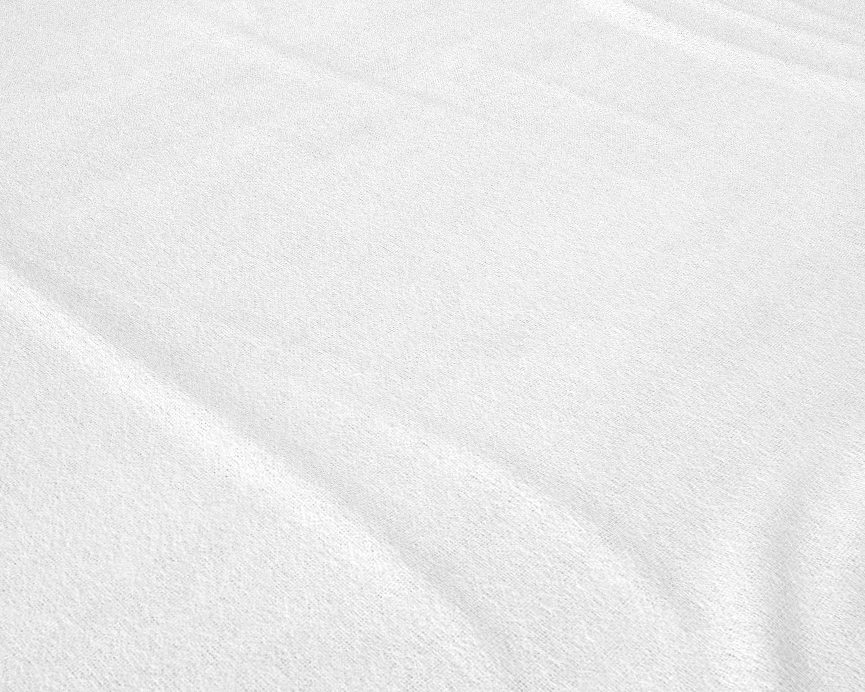 NordDream Flanel Premium muotoonommeltu lakana valkoinen 160x200